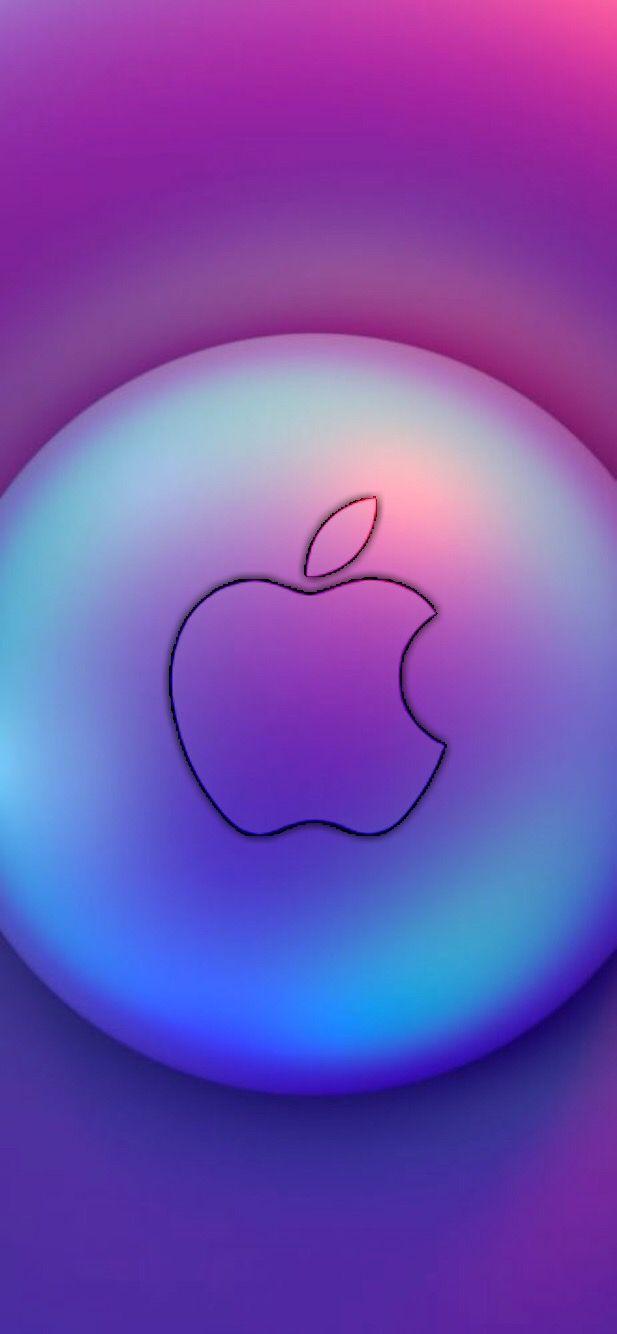 Purple Apple Logo Wallpapers - Top Free Purple Apple Logo Backgrounds ...