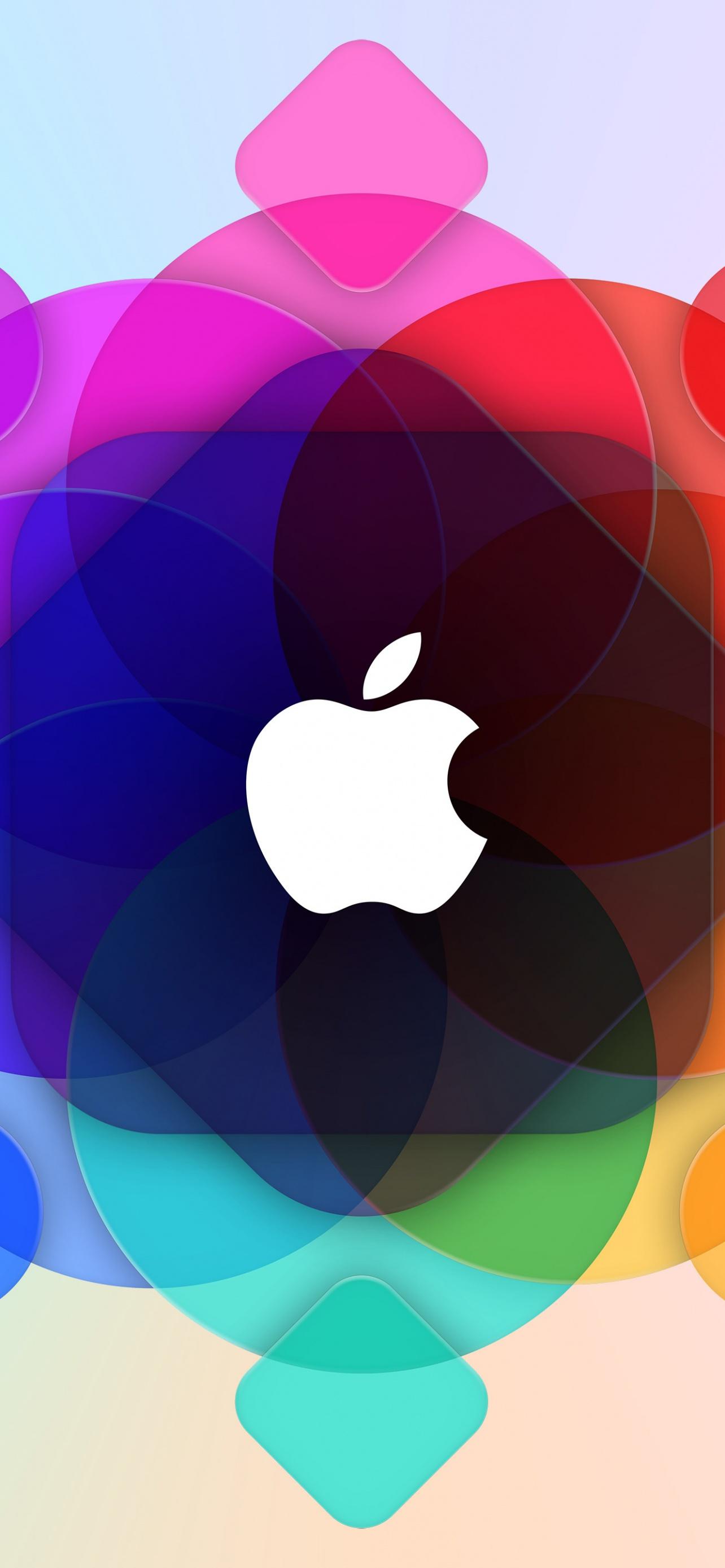 1284x2778 Apple logo Wallpaper 4K, WWDC, Colorful, Technology