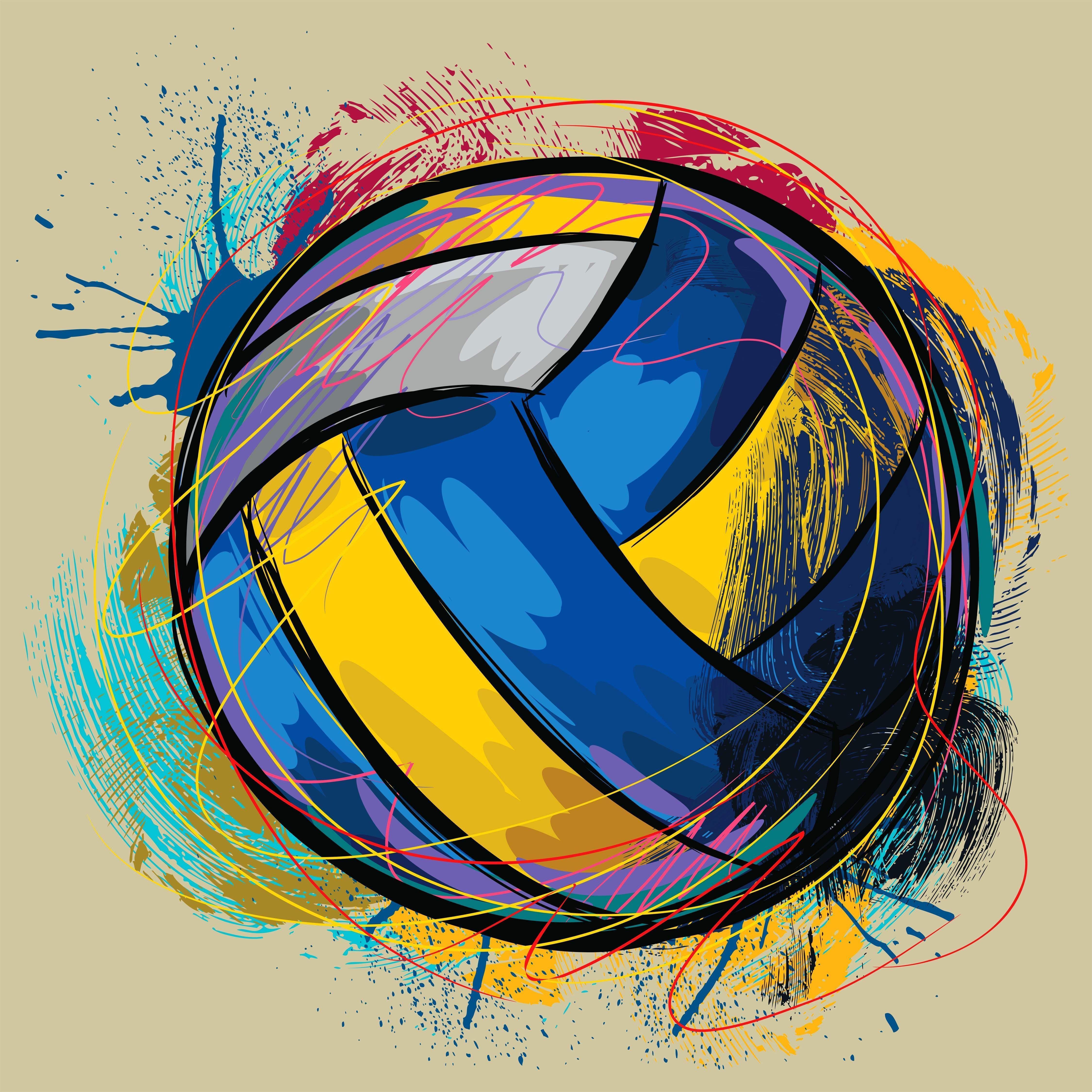 How to Draw a Volleyball - HelloArtsy