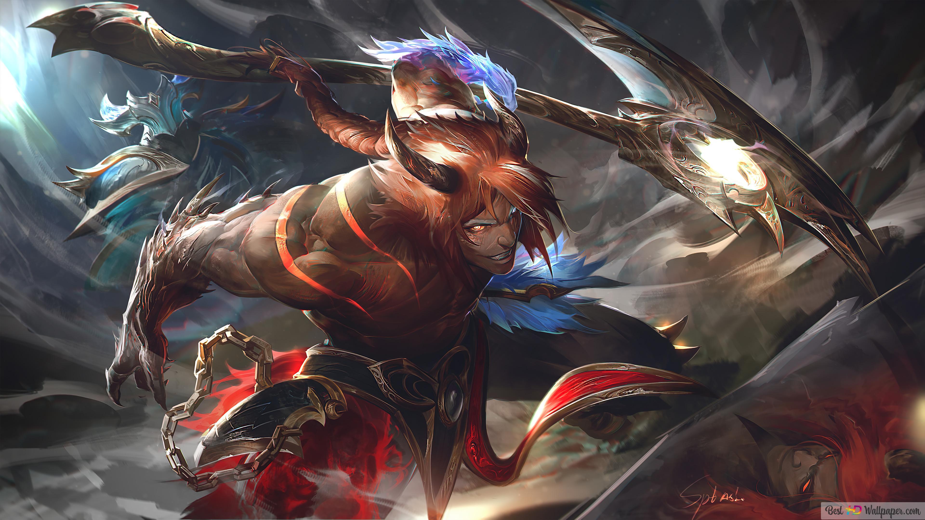 3840x2160 Nightbringer 'Kayn' of Legends (LOL) 4K wallpaper download
