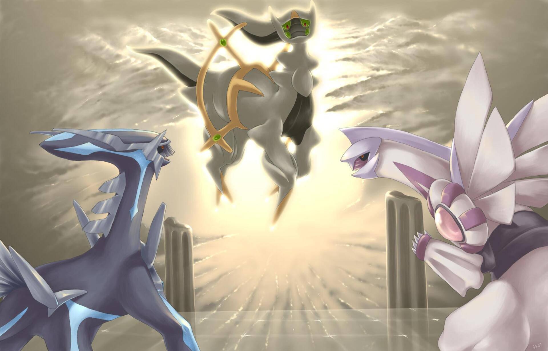 giratina, dialga, palkia, and giratina (pokemon) drawn by akihorisu