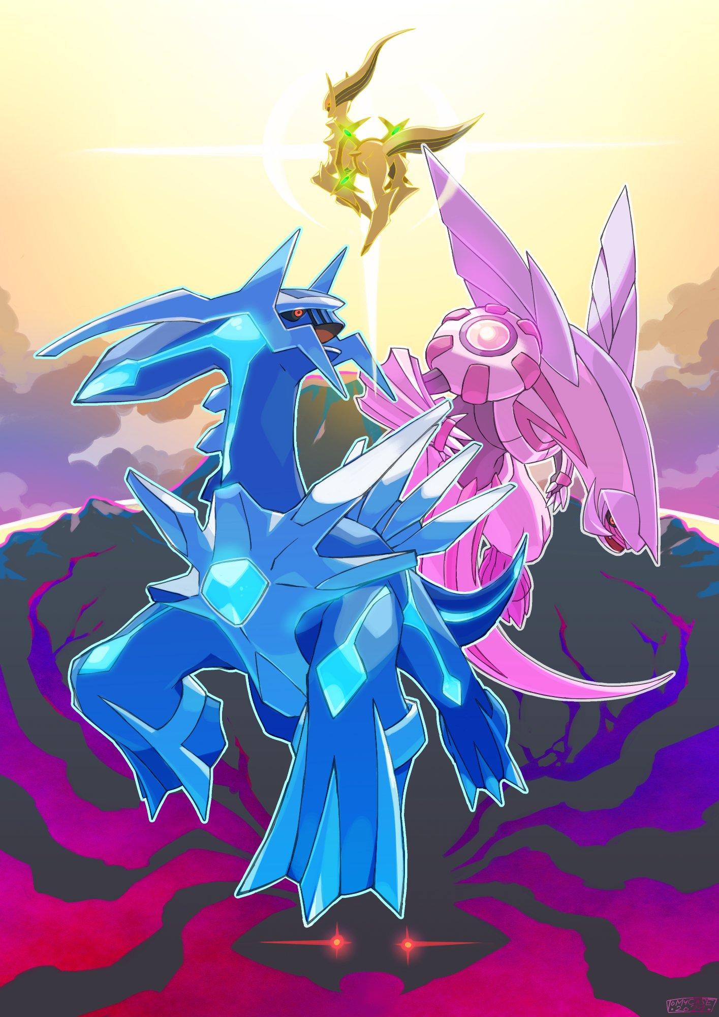 Pokemon Dialga Palkia Giratina Wallpapers Top Free Pokemon Dialga Palkia Giratina Backgrounds