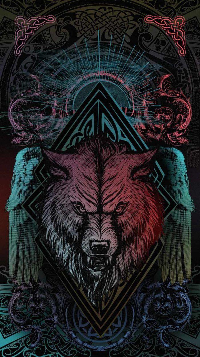 700x1244 The Beast Art IPhone Wallpaper Wallpaper : iPhone Wallpaper. Viking wallpaper, Graffiti wallpaper iphone, iPhone wallpaper image