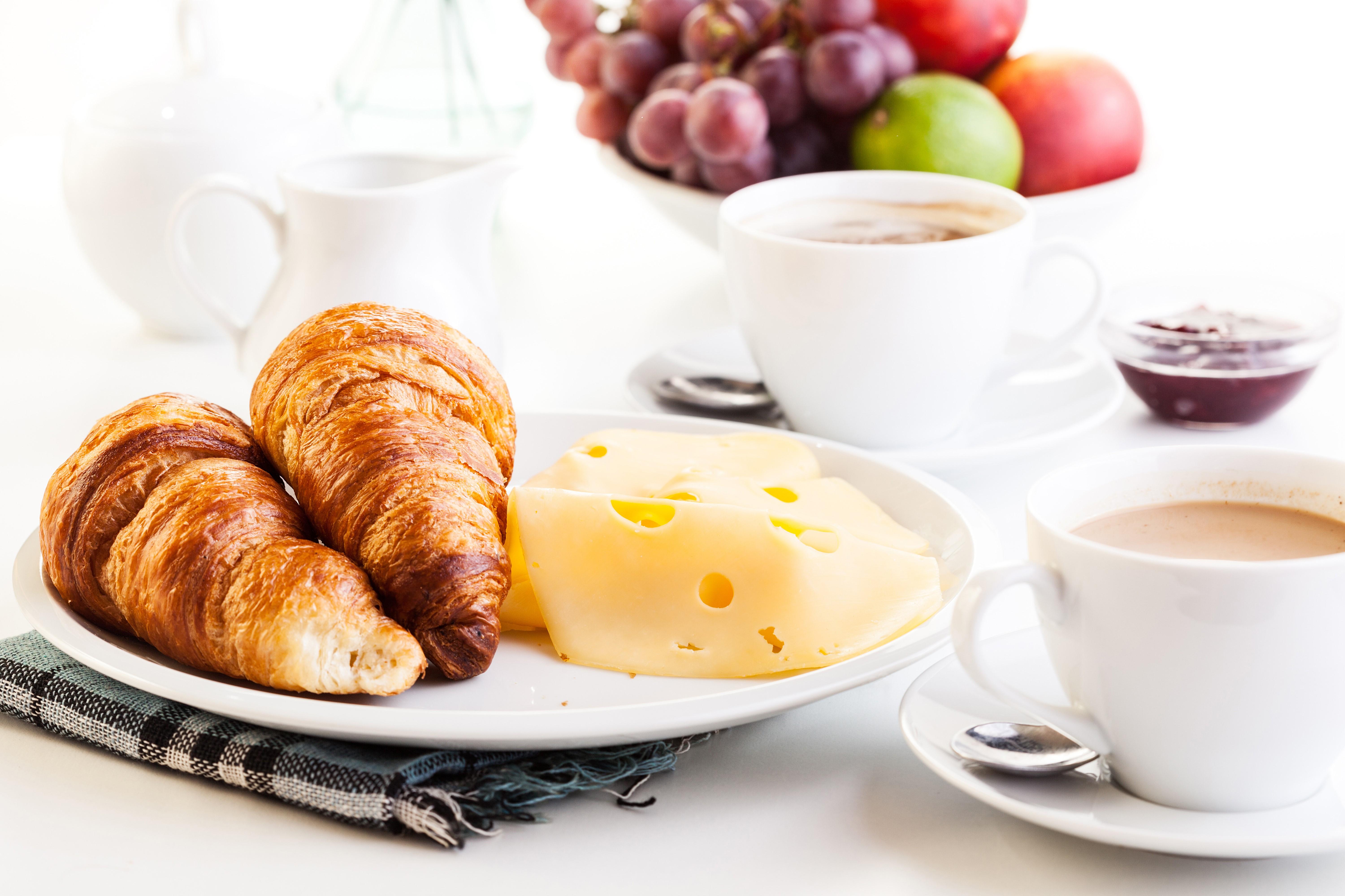 6001x4000 4K, 5K, 6K, Croissant, Cheese, Coffee, Breakfast, Plate, Cup Gallery HD Wallpaper