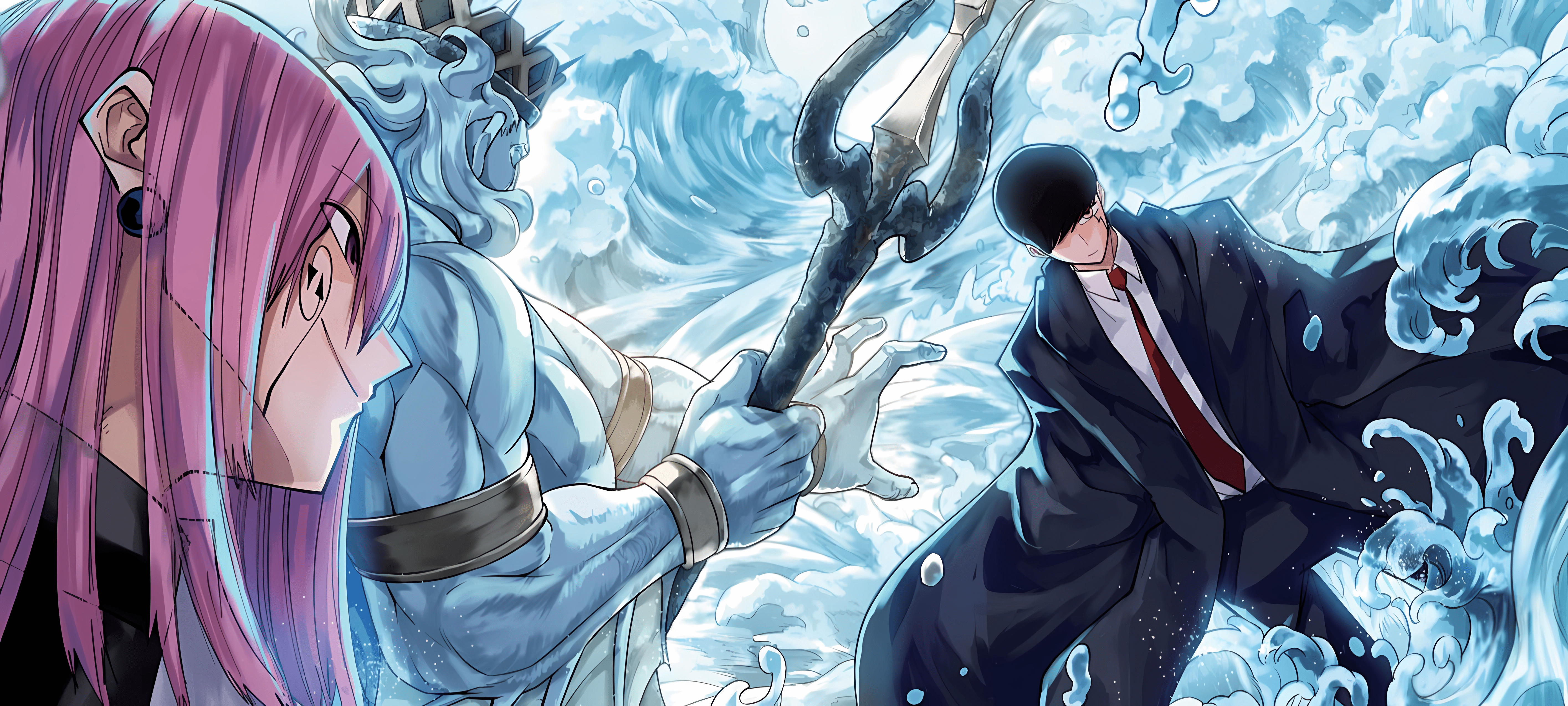 5660x2548 Mashle: Magic and Muscles HD Wallpaper and Background