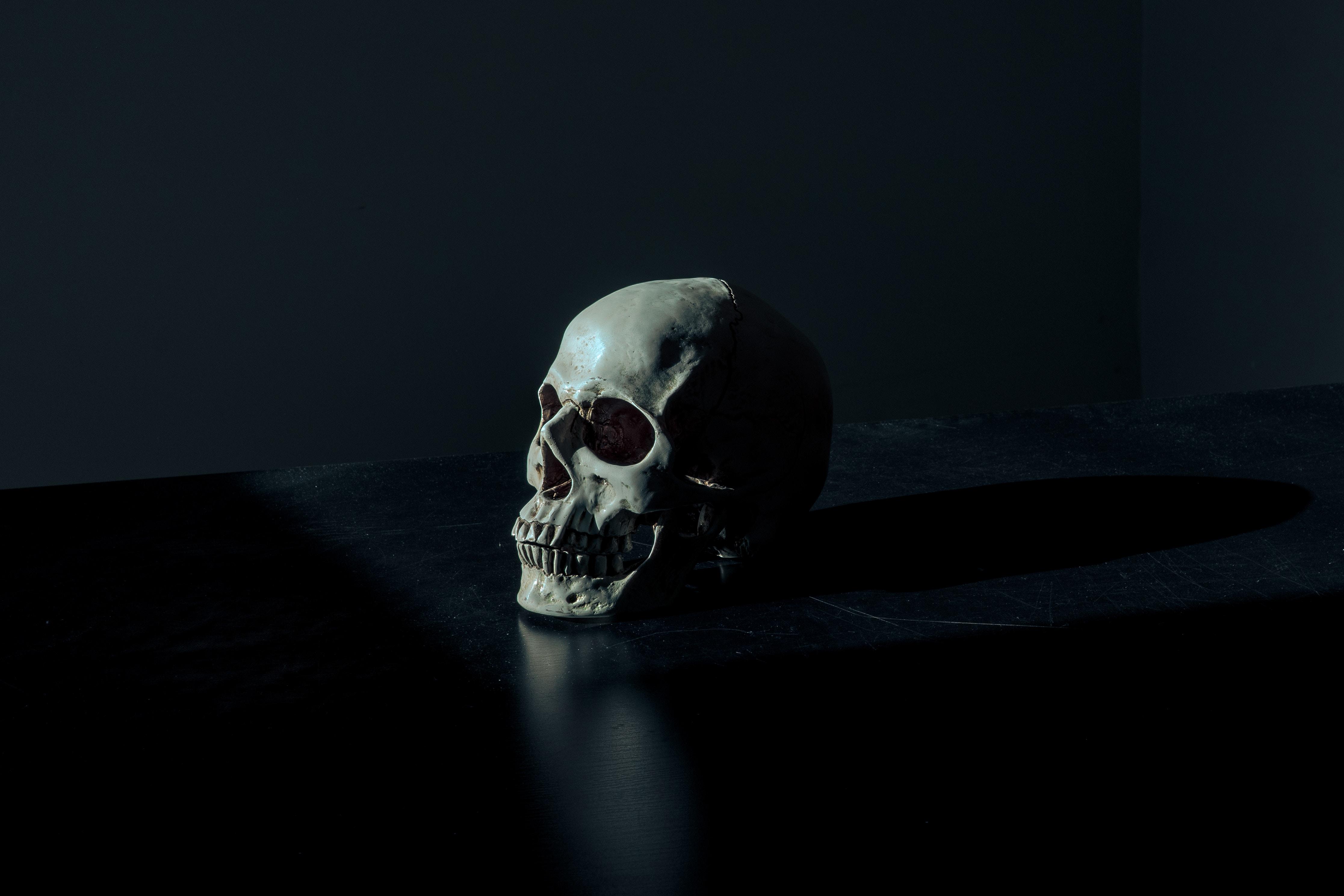 4466x2978 Skull, Minimalism, Minimalist, Artist, Artwork, Digital Art, Hd, 4K, 5K, Dark, Black, HD Wallpaper