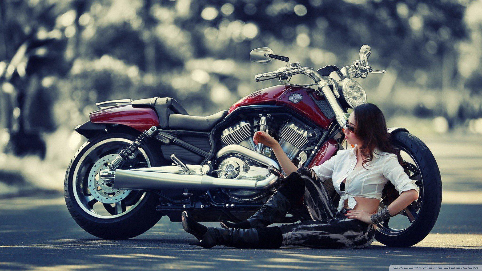 2048x1152 Harley Davidson Motorcycle Wallpaper
