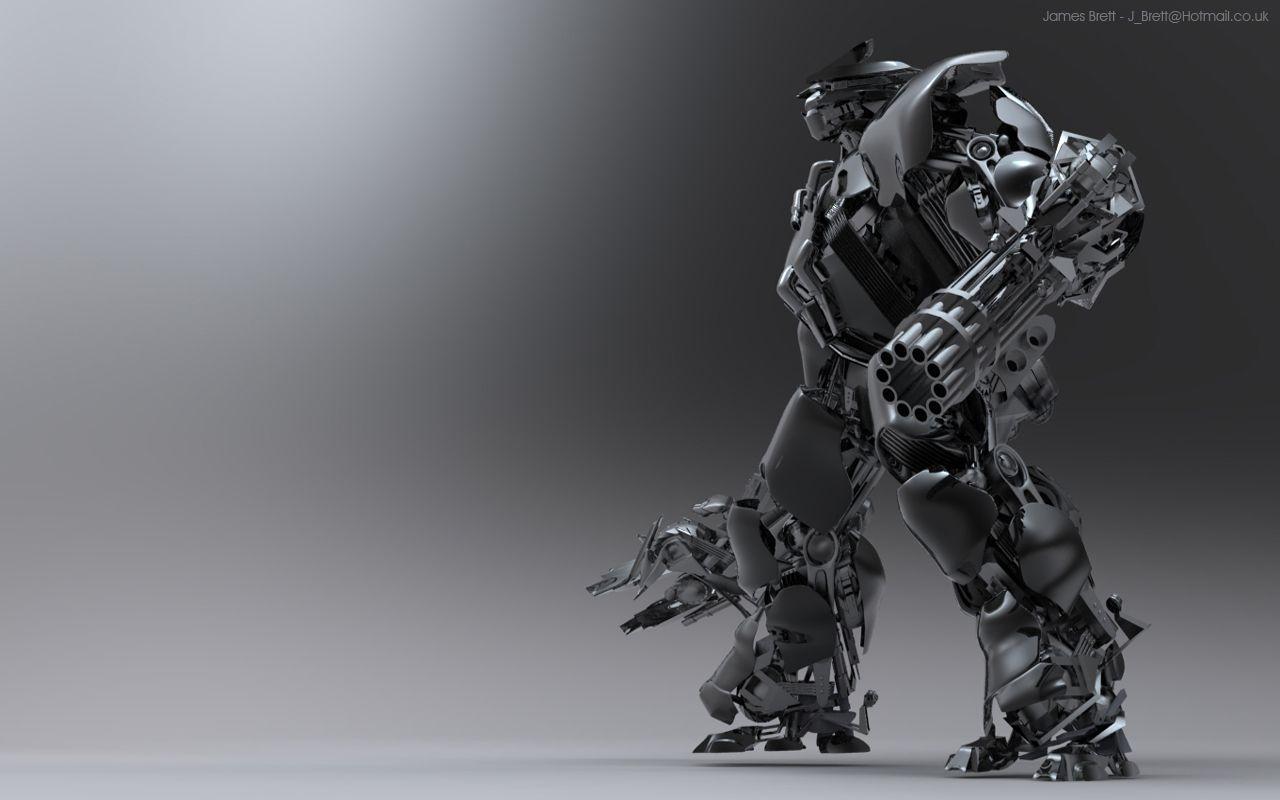 1280x800 Mech Robot Wallpaper