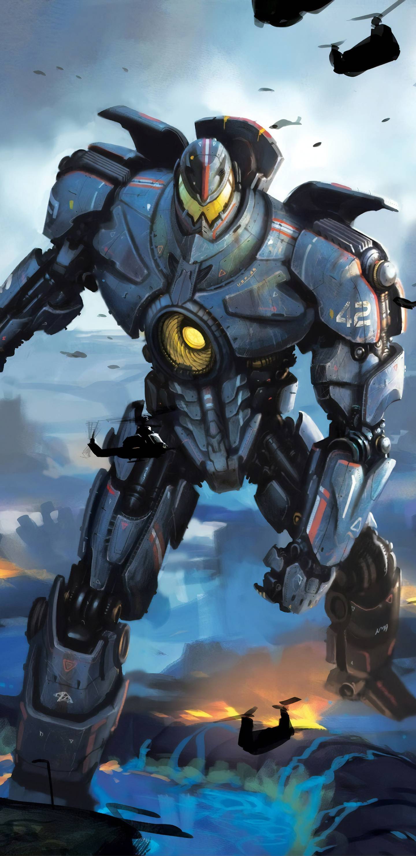 1440x2960 Giant Robot Pacific Rim Samsung Galaxy Note S S SQHD HD 4k Wallpaper, Image, Background, Photo and Picture
