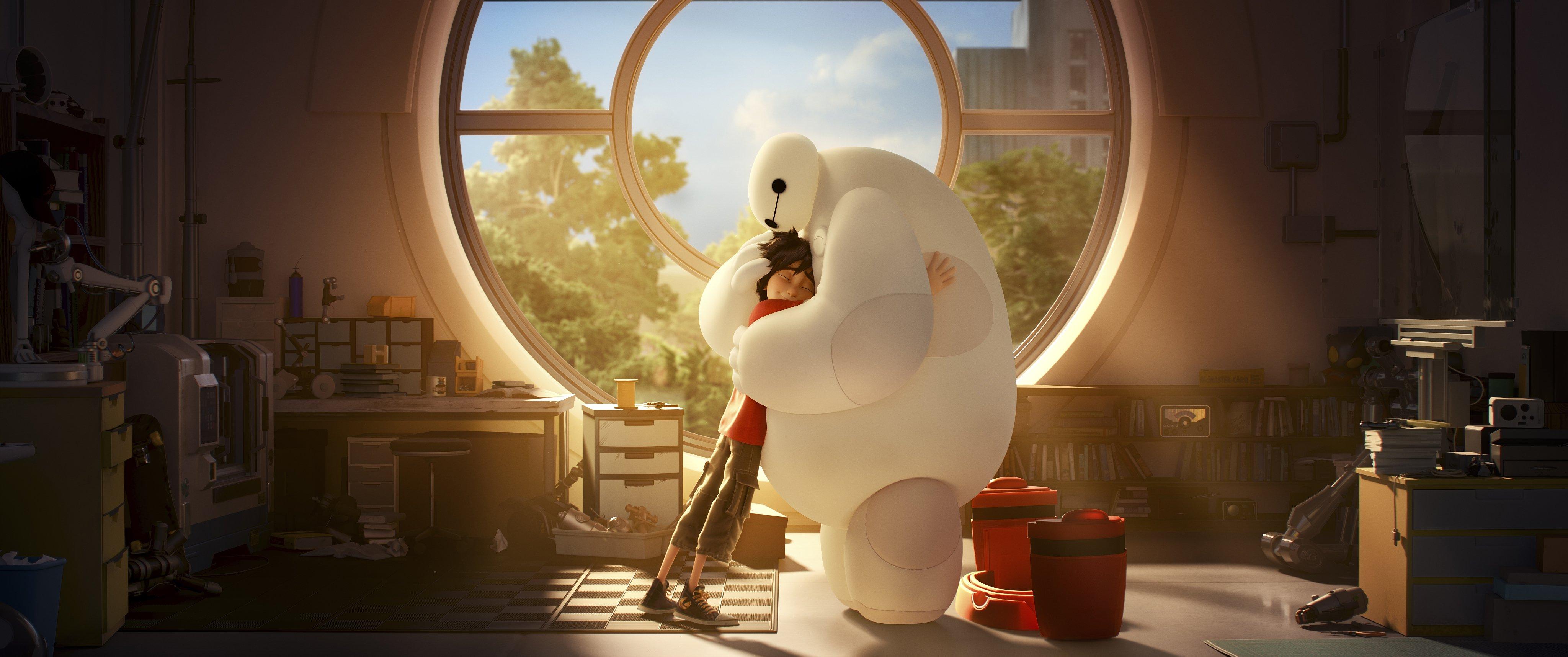 4096x1716 big hero Animation, Action, Adventure, Family, Robot, Cgi, Superhero, Big, Hero, Disney Wallpaper HD / Desktop and Mobile Background