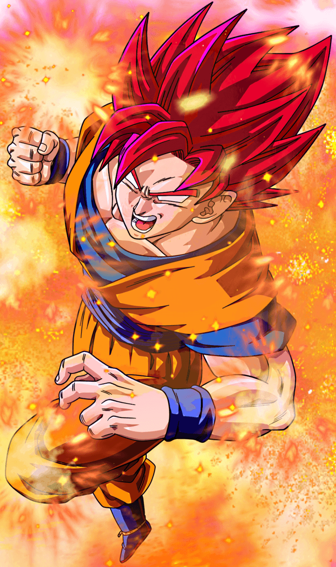 689x1160 Picture of Goku And Vegeta Super Saiyan God Fusion