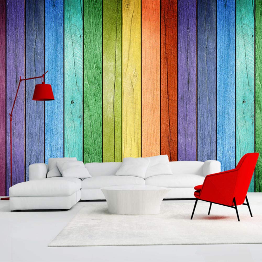 1000x1000 Colorful Rainbow Color Board Modern Creative Interior Photo Wallpaper Custom Any Size 3D Wall Murals Home Decor Wallpaper, 200(W)140(H)cm