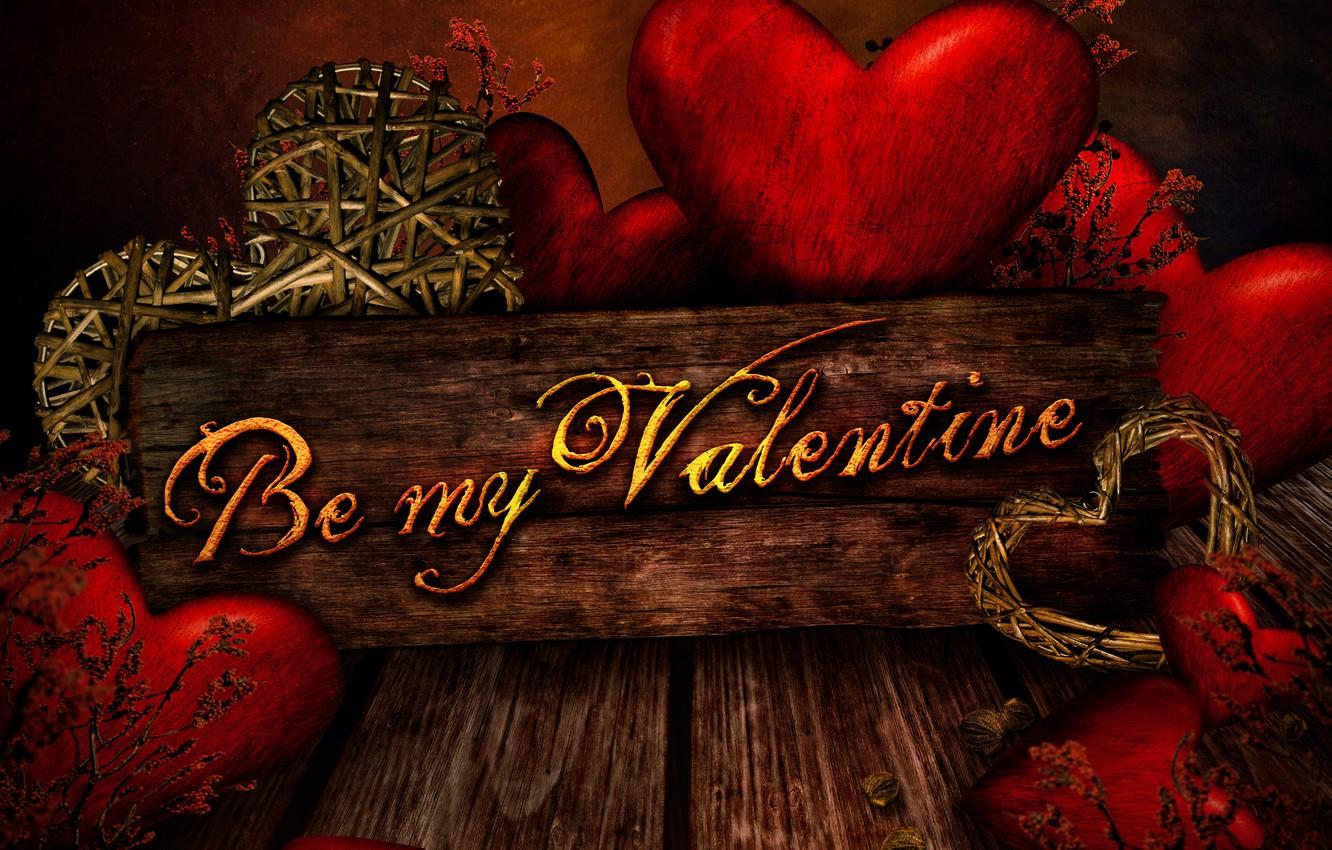 1332x850 Valentines Day Be Mine Wallpaper