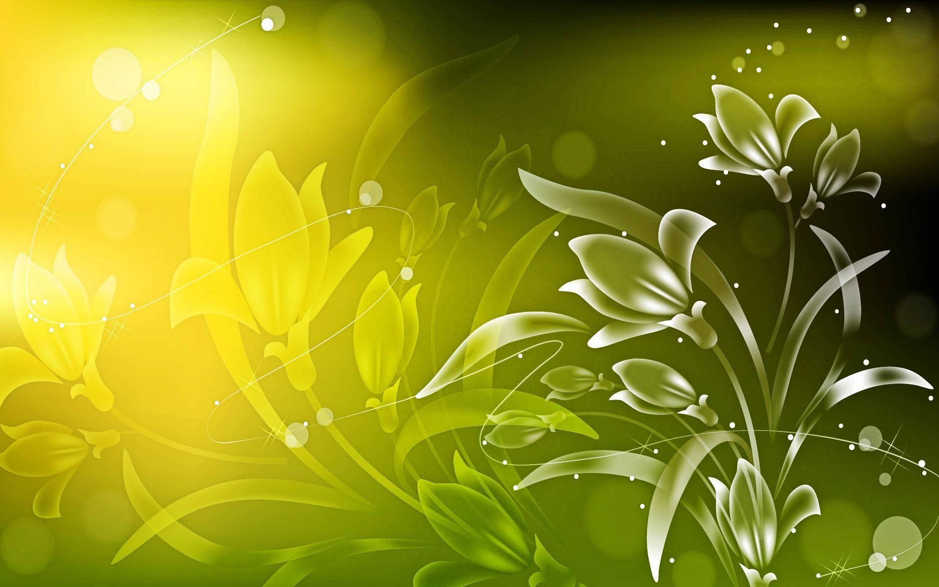 1920x1200 Free Green Floral Wallpaper Downloads, Green Floral Wallpaper for FREE