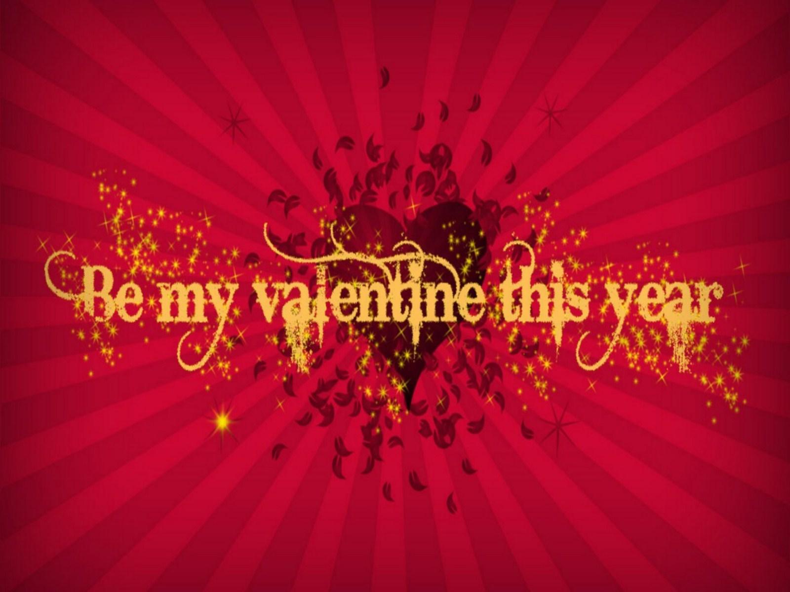 1600x1200 Be My Valentine Wallpaper