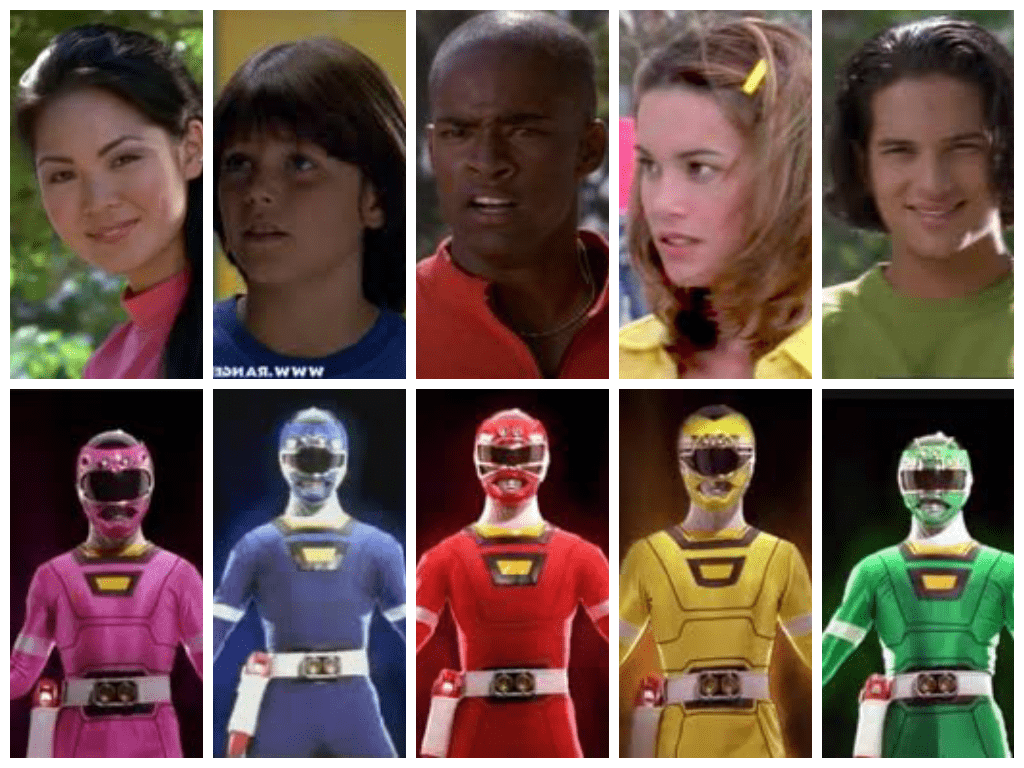 1024x768 Turbo Rangers Tj Cassie Ashley Carlos Justin. Power rangers turbo, Power rangers, Power rangers series