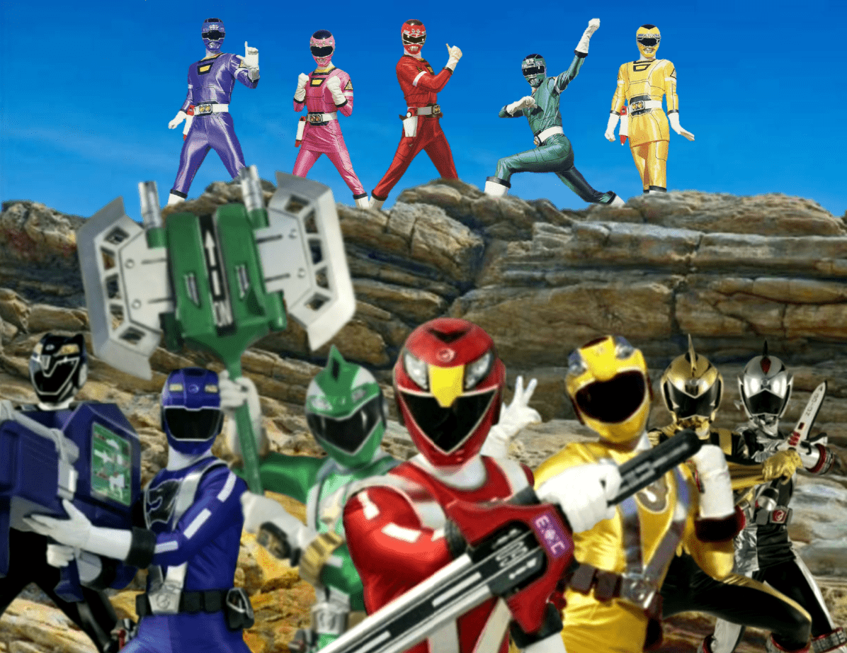 1196x922 Power Rangers RPM & Turbo Team Up (This would be an interesting team up.)