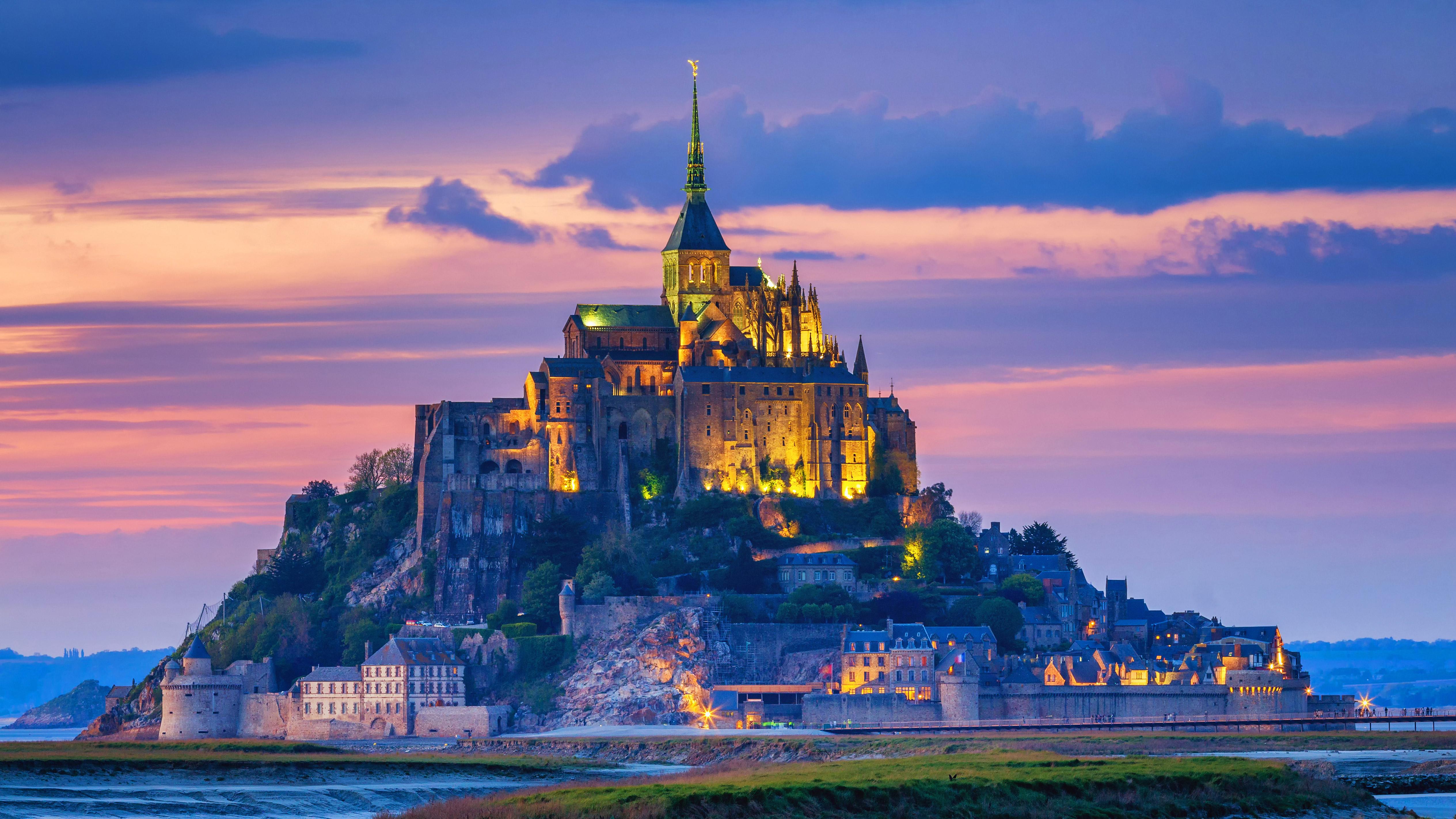 5058x2845 The Island Of Mont Saint Michel In Normandy, France