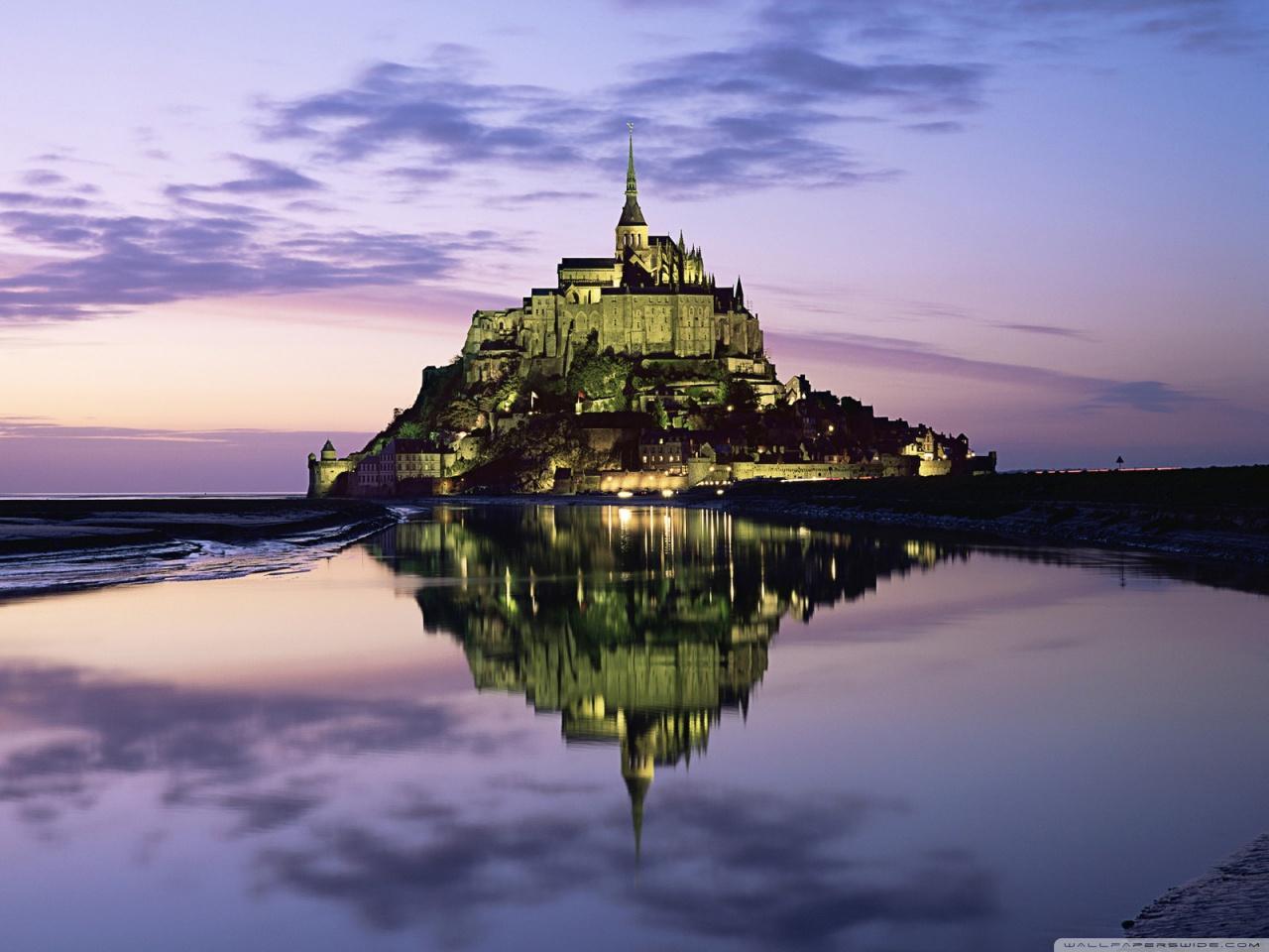 1280x960 Mont Saint Michel, Normandy, France Ultra HD Desktop Background Wallpaper For 4K UHD TV : Widescreen & UltraWide Desktop & Laptop