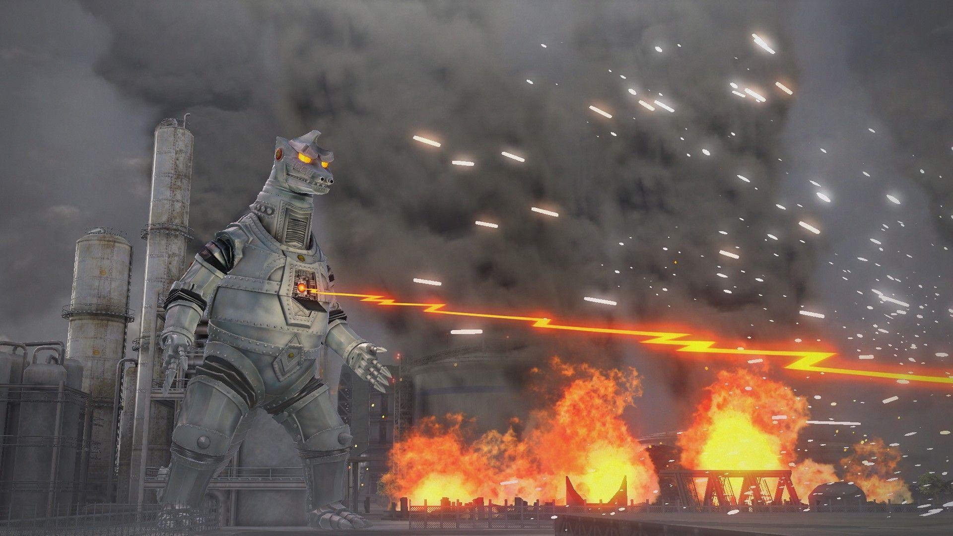 1920x1080 Godzilla E3 2015 screenshots showcase Anguirus, Mechagodzilla