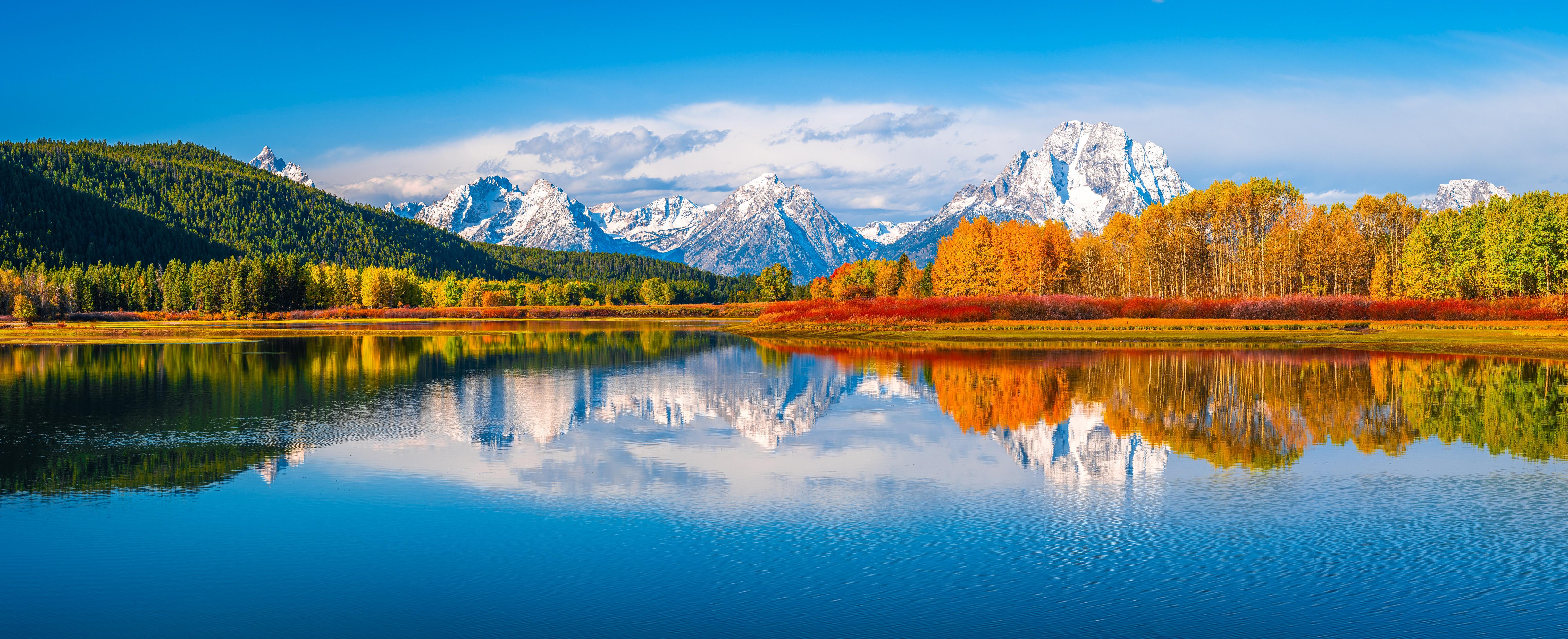 6085x2479 Grand Teton National Park 4k Ultra HD Wallpaper