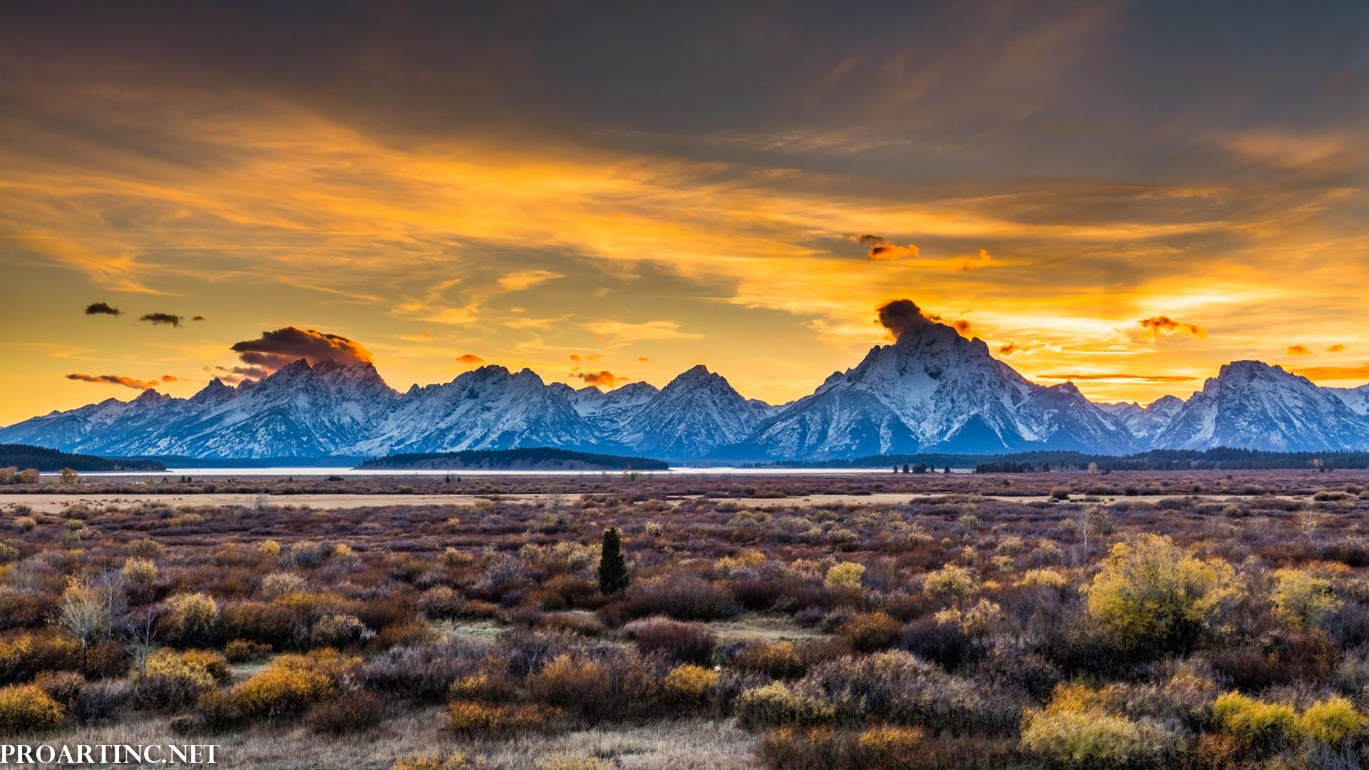 1920x1080 Last Days of Fall at Grand Teton National Park