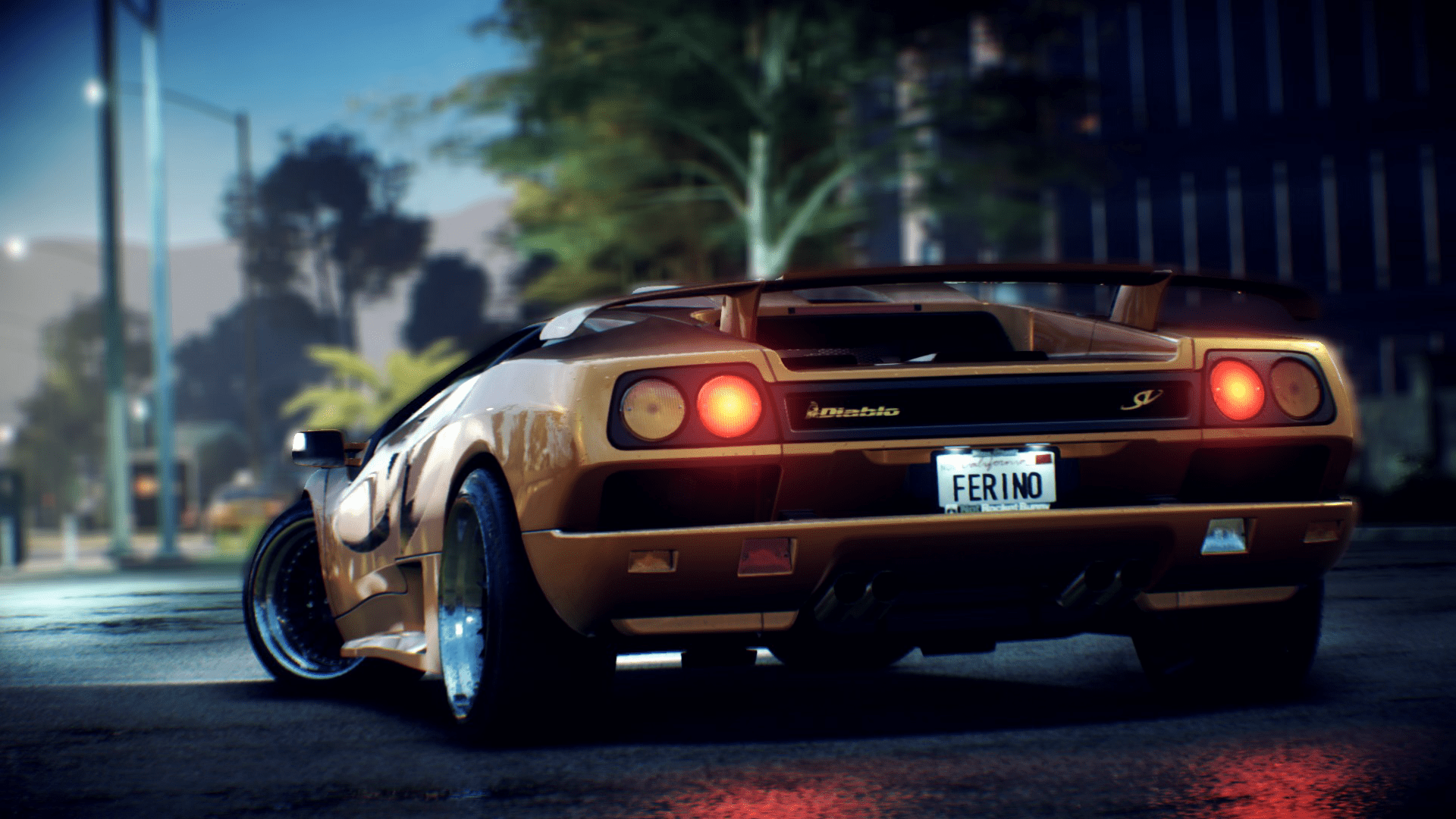 1920x1080 Lamborghini Diablo Wallpaper