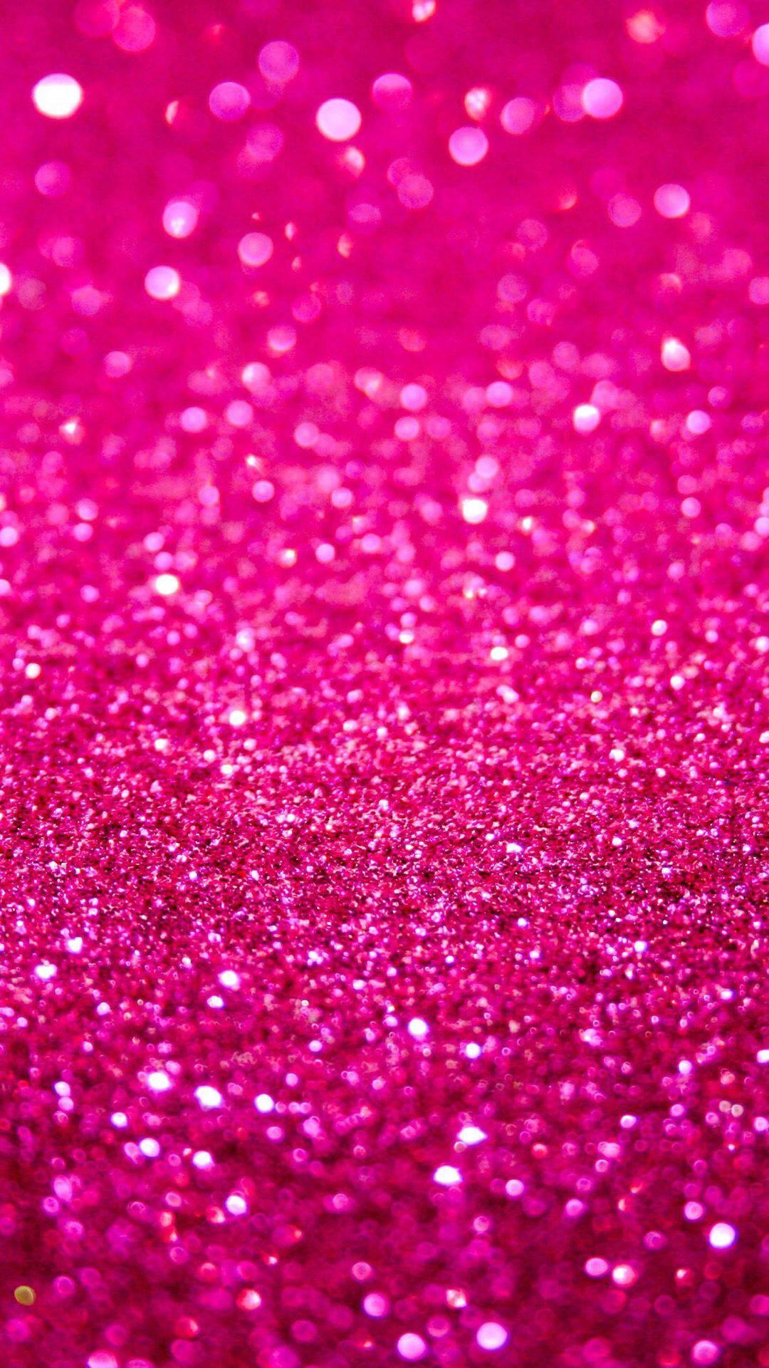 1080x1920 Download Hot Pink Glitter Sparkle iPhone Wallpaper