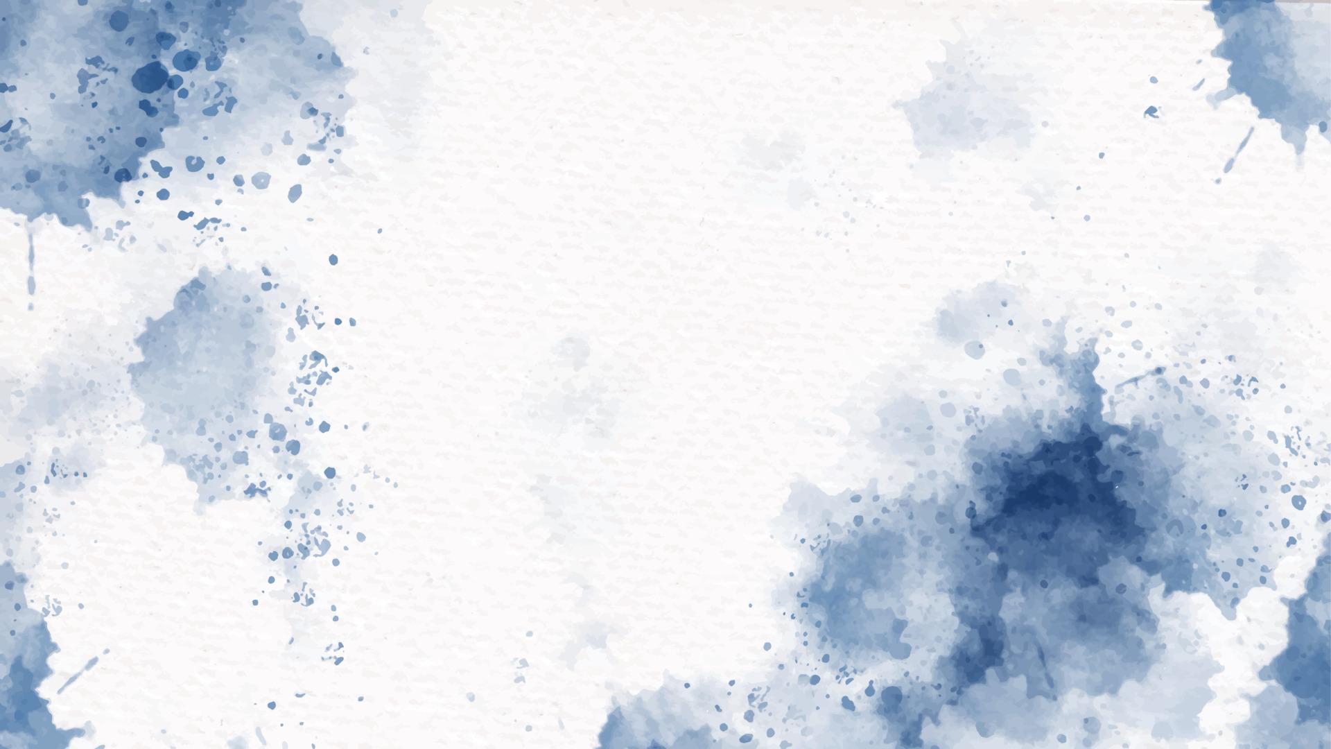 1920x1080 navy blue indigo colorful watercolor splash on paper background