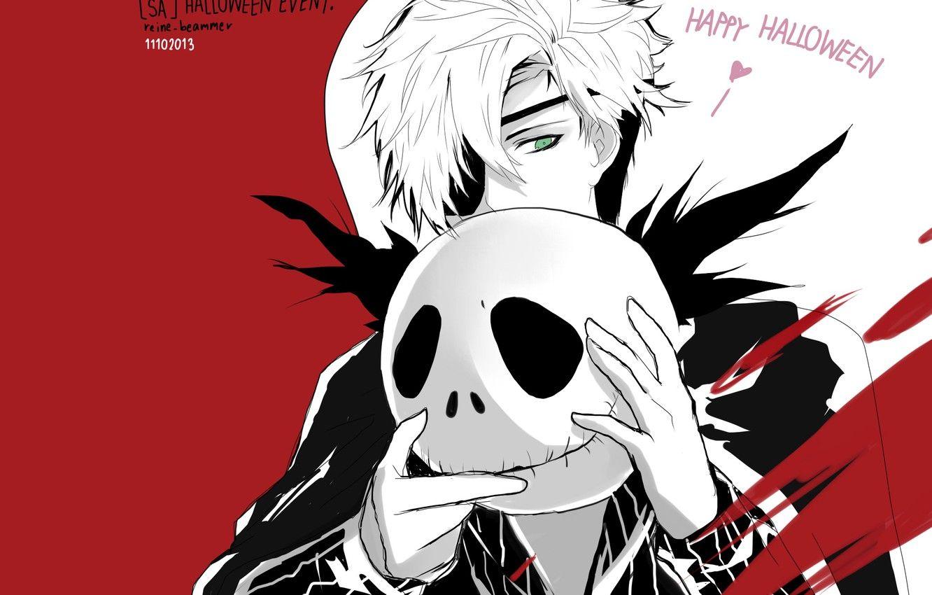1332x850 Wallpaper anime, guy, Jack the pumpkin king, the nightmare before Christmas, humanitaria image for desktop, section арт