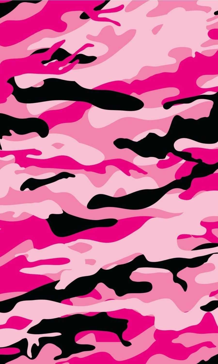900x1500 Pink Camouflage Wallpaper