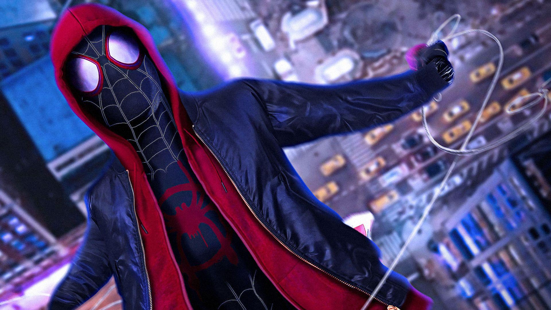 1920x1080 Desktop Wallpaper Spider Man: Into The Spider Verse, Movie, Cosplay, HD Image, Picture, Background, 4842c5