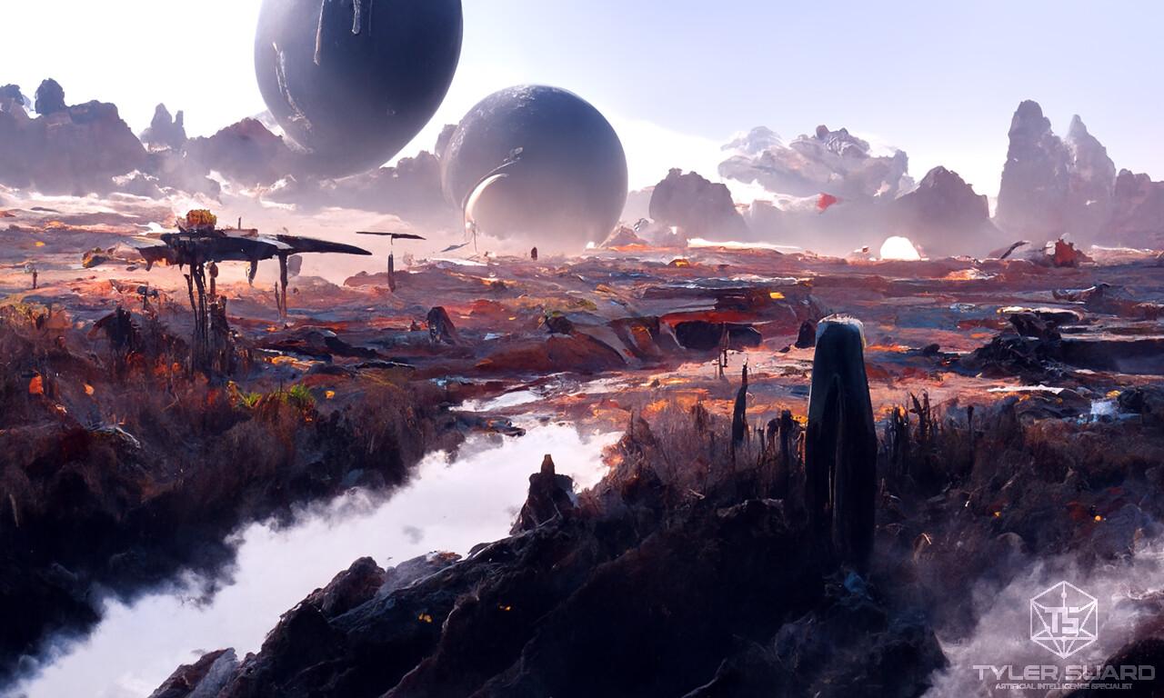 1280x768 AI Generated Scifi Art
