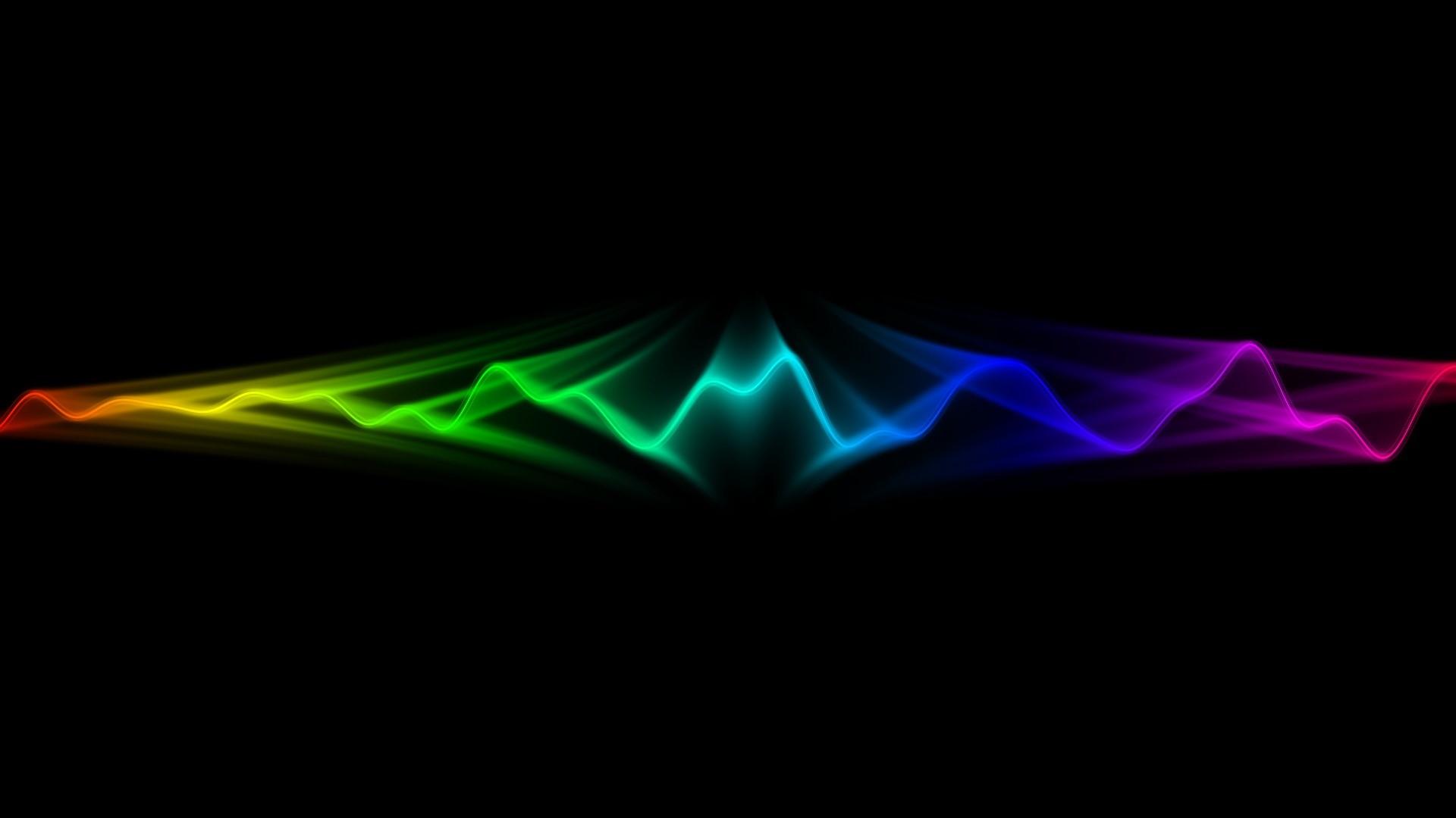 1920x1080 Wallpaper / GlassCandy, DigitalVersicolor, disco, italodisco, Synthpop, colorful, typography, red, orange, yellow, green, blue, violet, white, black background, black, spectrum free download