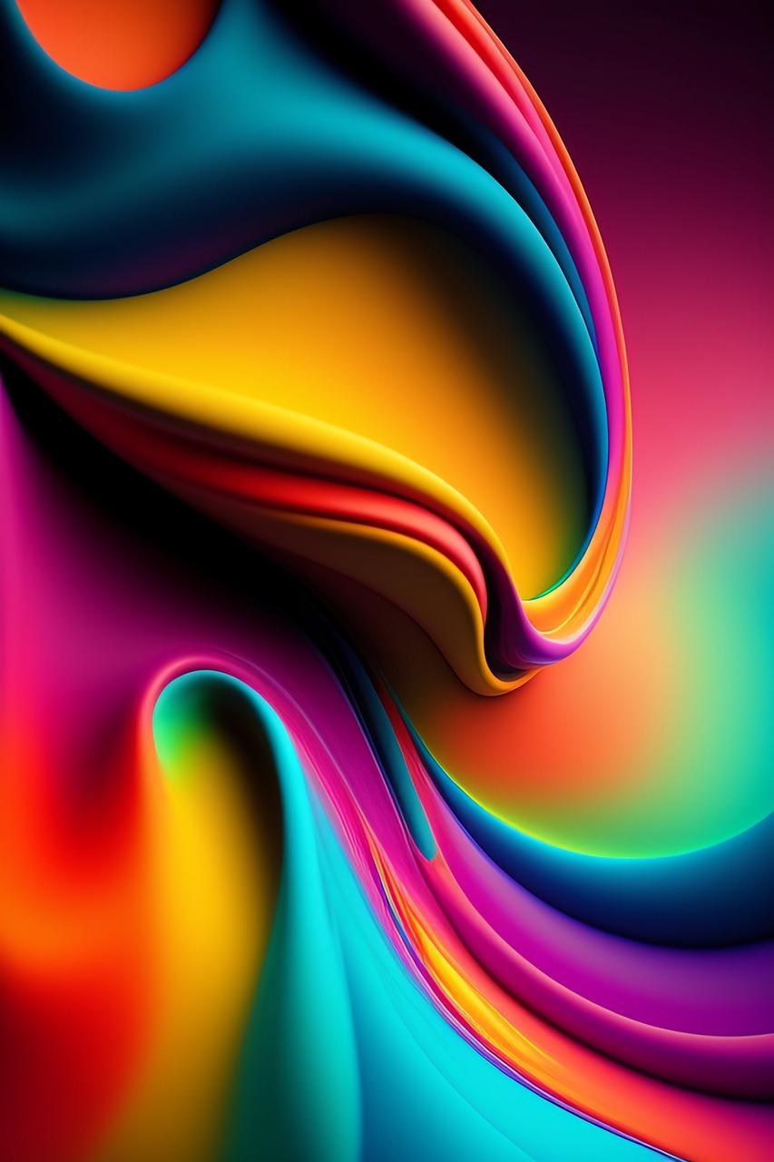 853x1280 Ai Generated Abstract Art