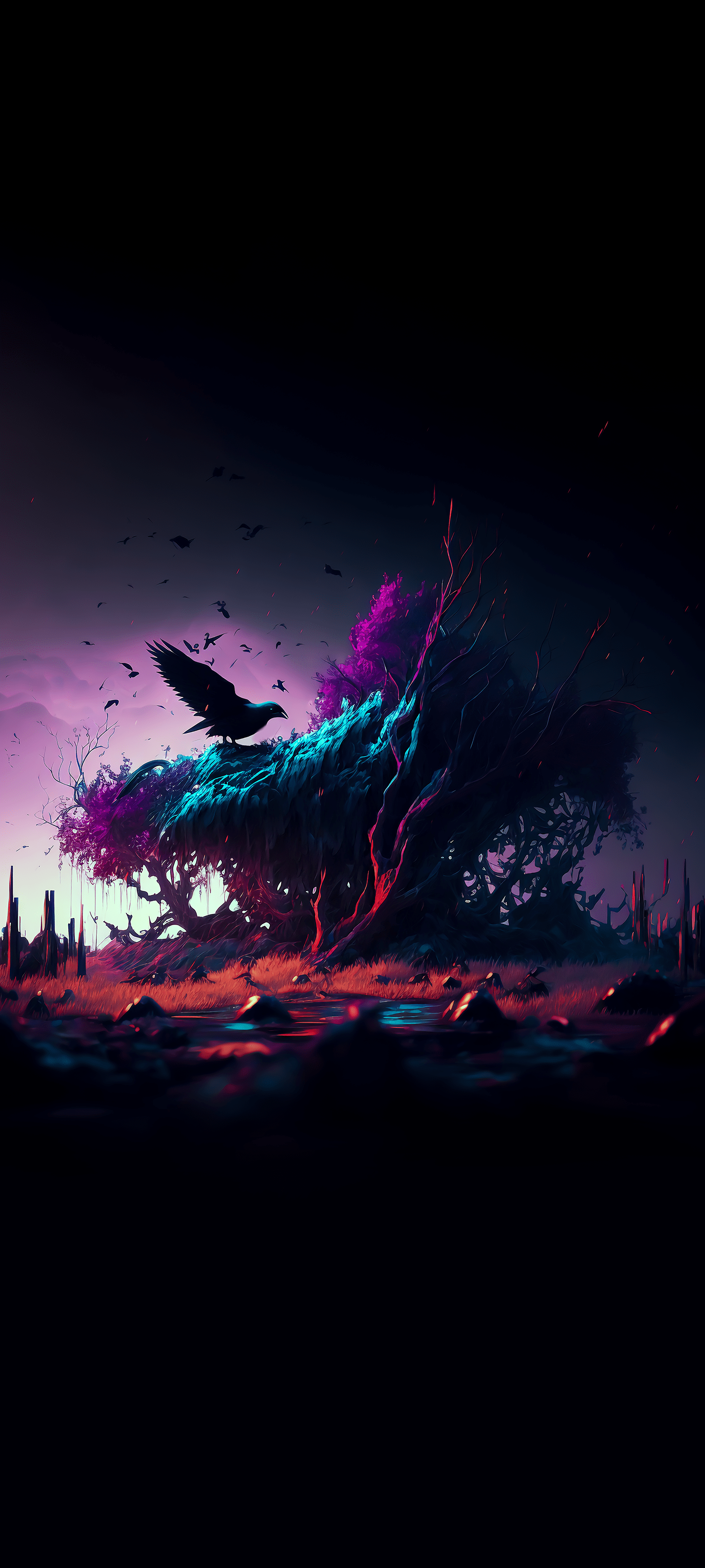 1500x3334 AI generated HD wallpaper Crow Nest Boss