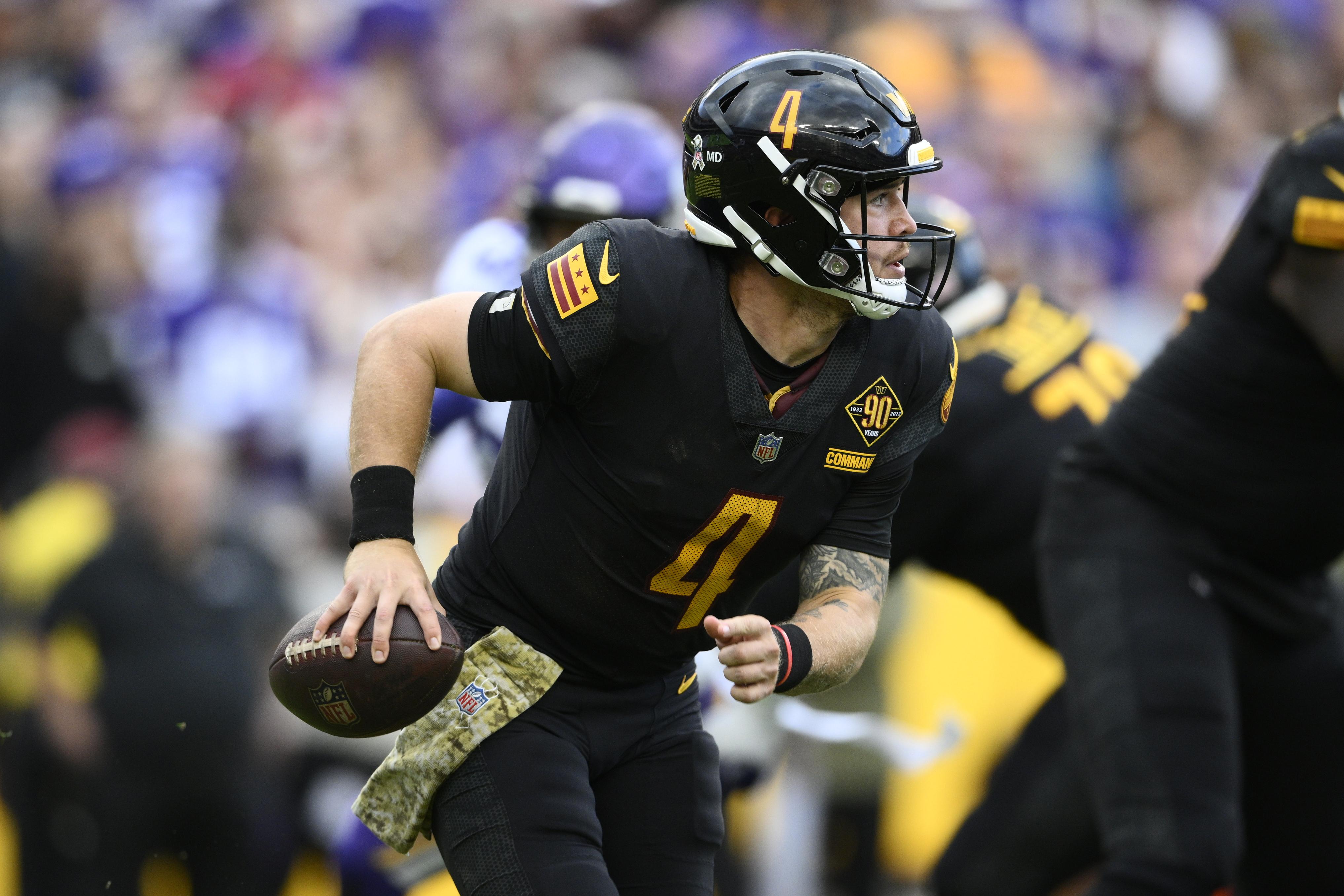4068x2712 Taylor Heinicke Has Had A 'roller Coaster Ride' As A Starter. But The Inconsistent Washington Commanders Are Still In The Playoff Race