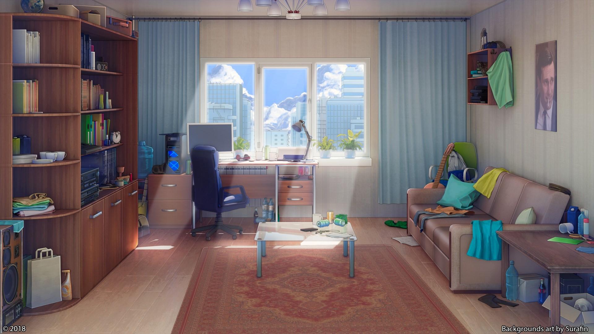 Anime Living Room Wallpapers - Top Free Anime Living Room Backgrounds ...