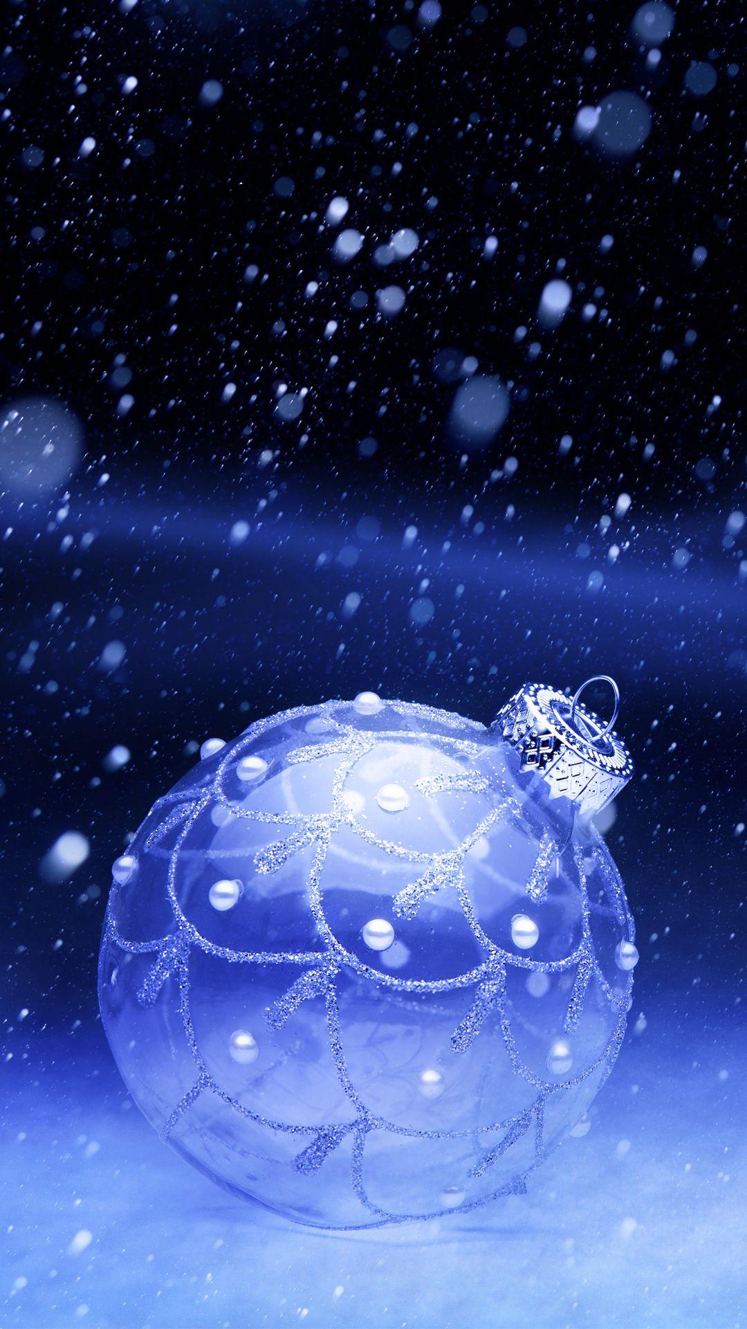 1080x1920 Christmas Blue iPhone 7 Plus Wallpaper