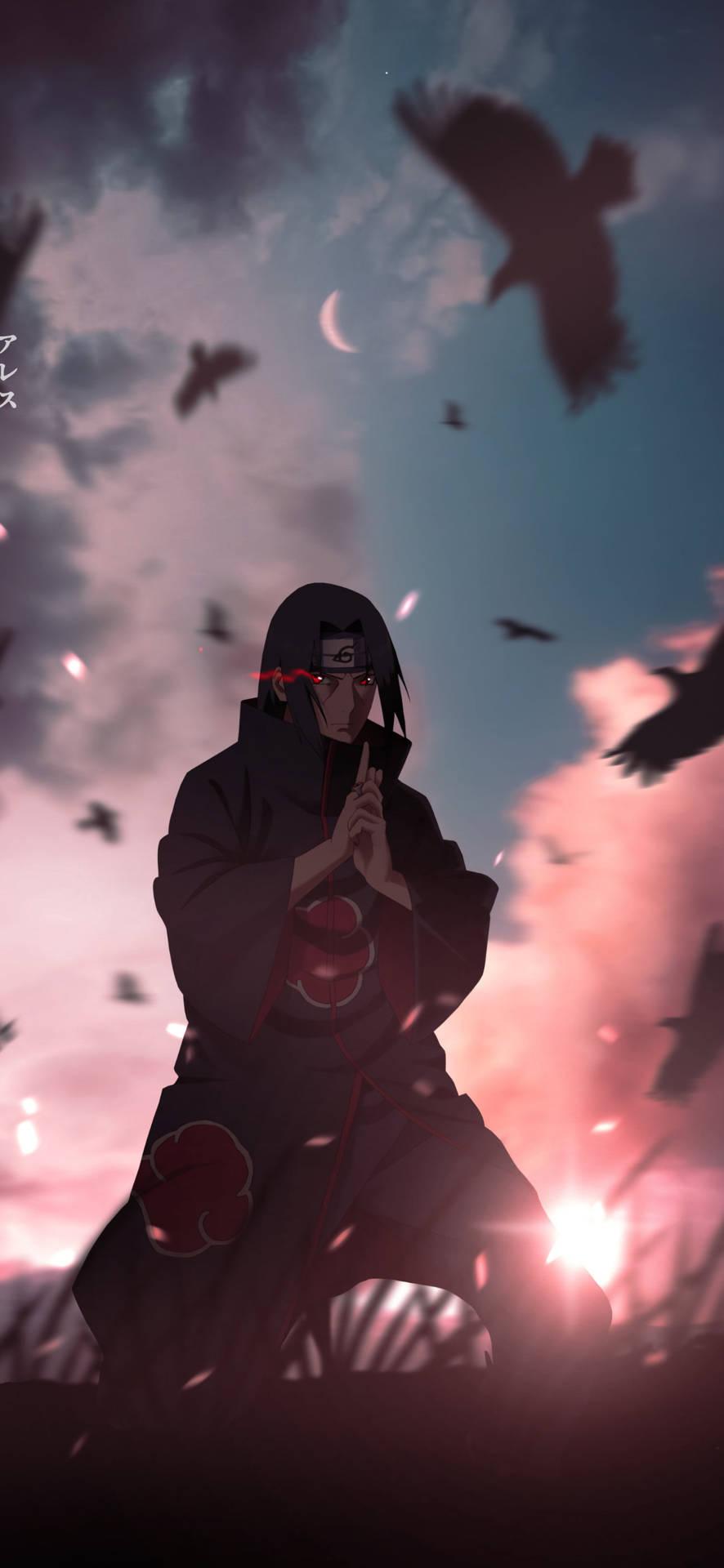 886x1920 Download Itachi Uchiha Aesthetic Anime iPhone Wallpaper