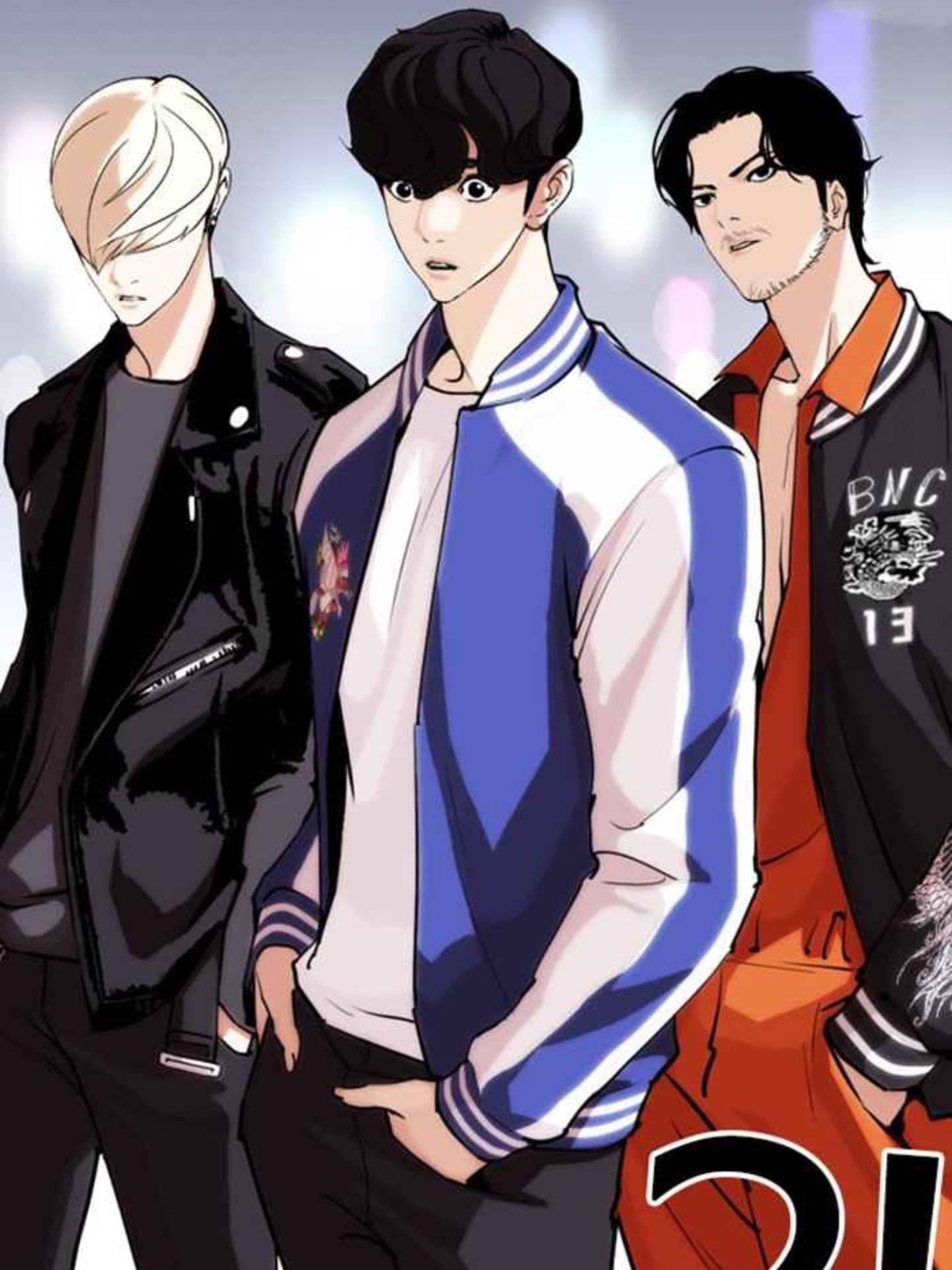 1440x1920 Download Lookism Daniel, Jay And Vasco Wallpaper