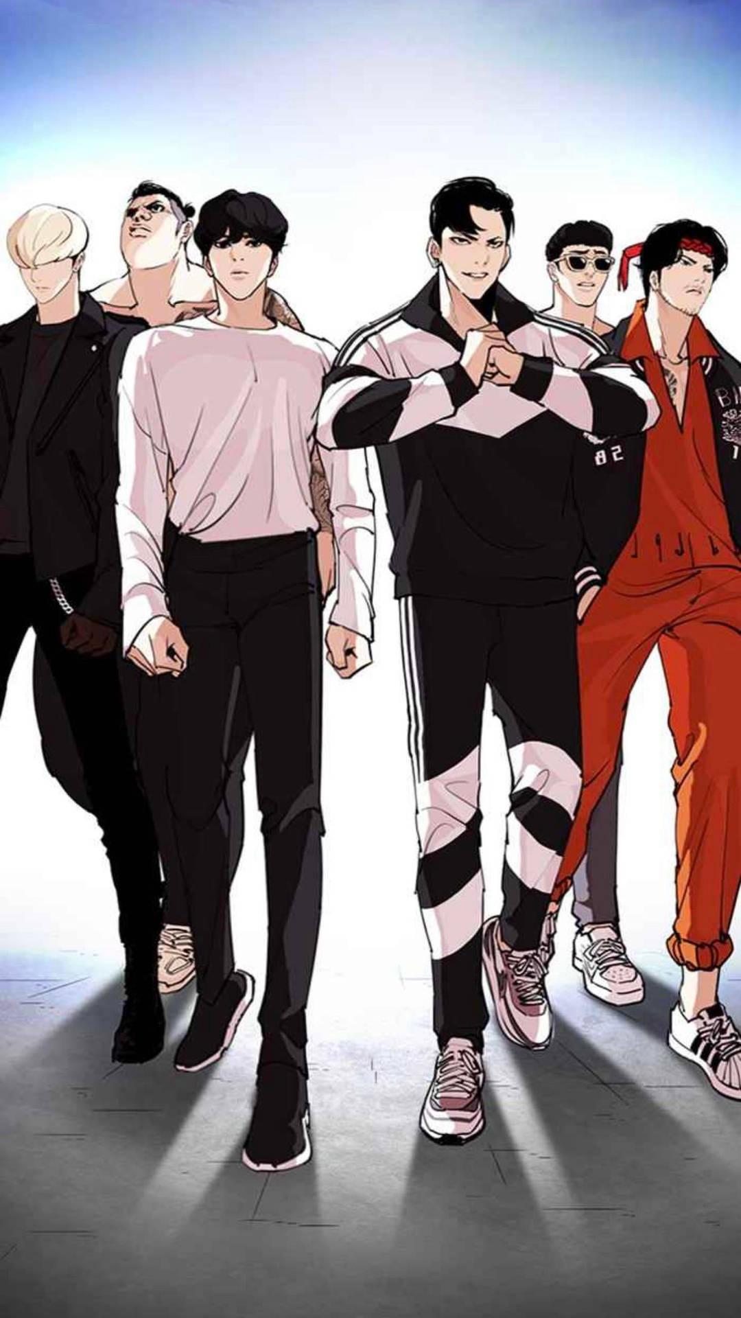 1080x1920 Download Lookism J High Crew Wallpaper
