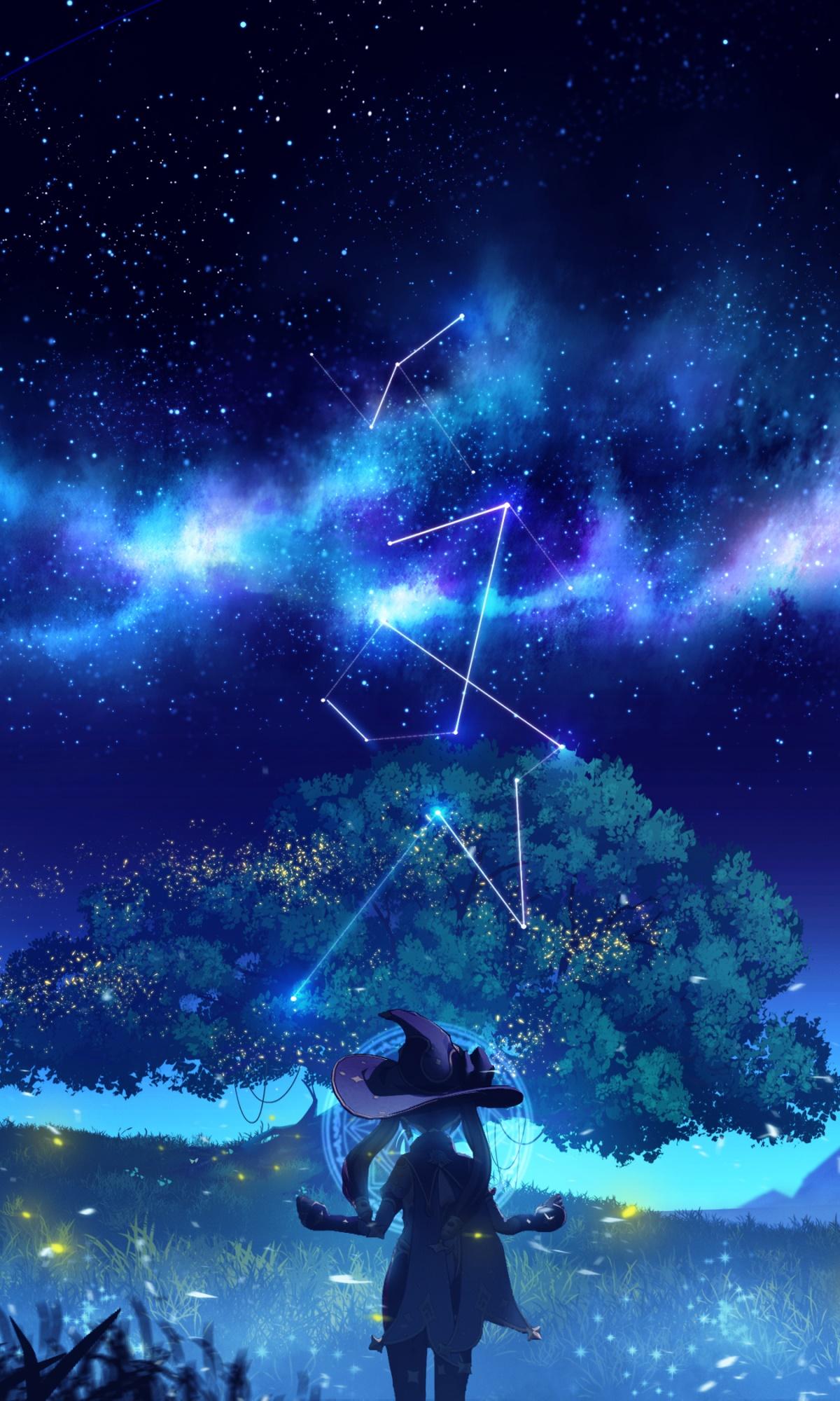 1200x2000 Wallpaper / Video Game Genshin Impact Phone Wallpaper, Mona (Genshin Impact), 1200x2000 free download