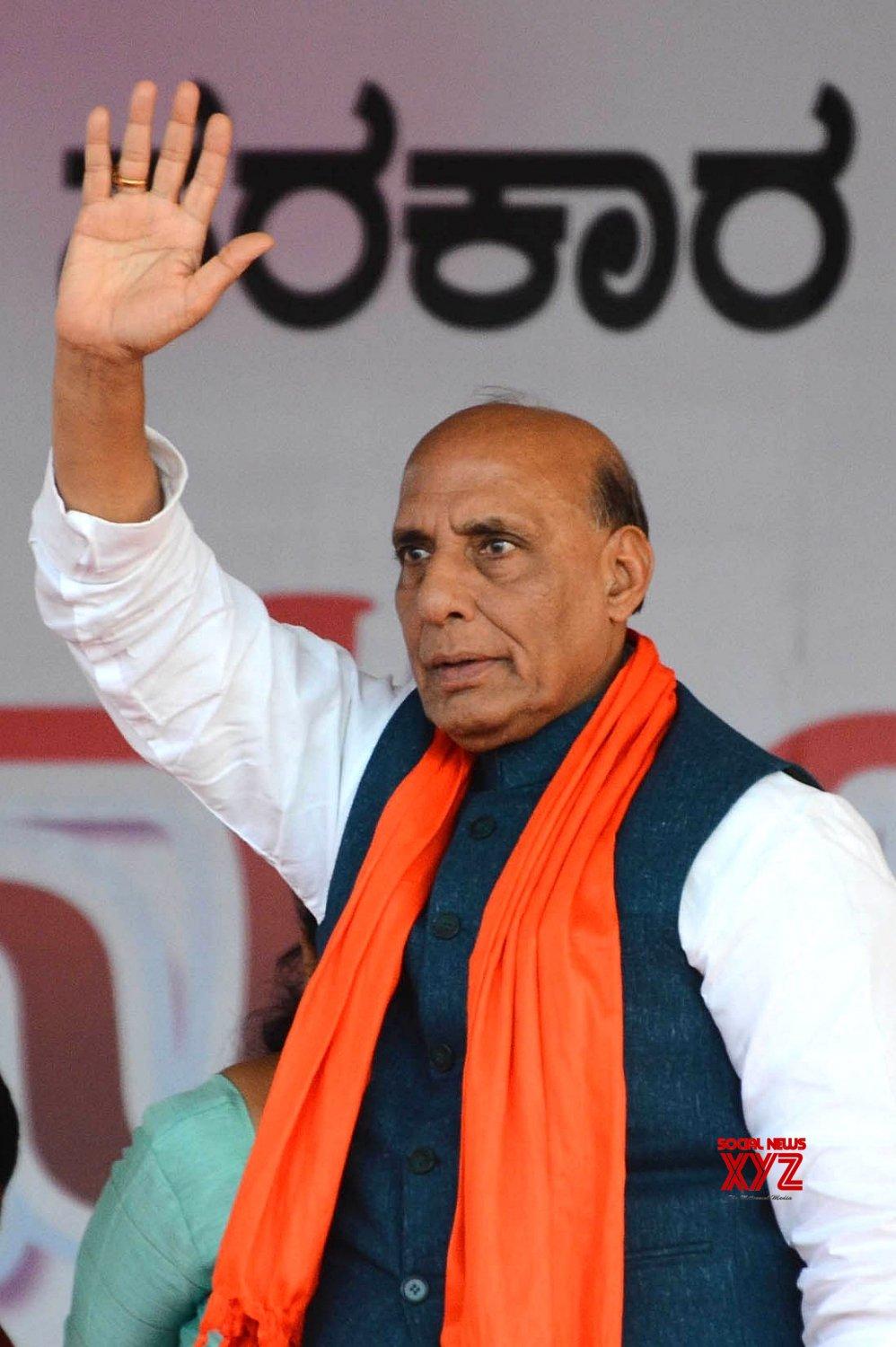 998x1500 Bengaluru: Rajnath Singh holds pro rally in Karnataka #Gallery News XYZ