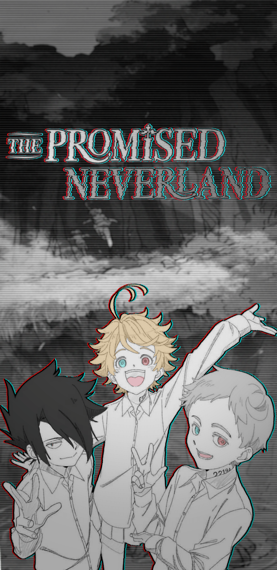 1080x2220 The Promised Neverland iPhone Wallpaper