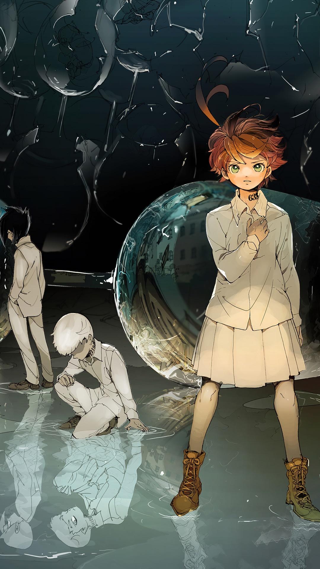 1080x1920 Emma, The Promised Neverland, Yakusoku no Neverland, Anime Gallery HD Wallpaper