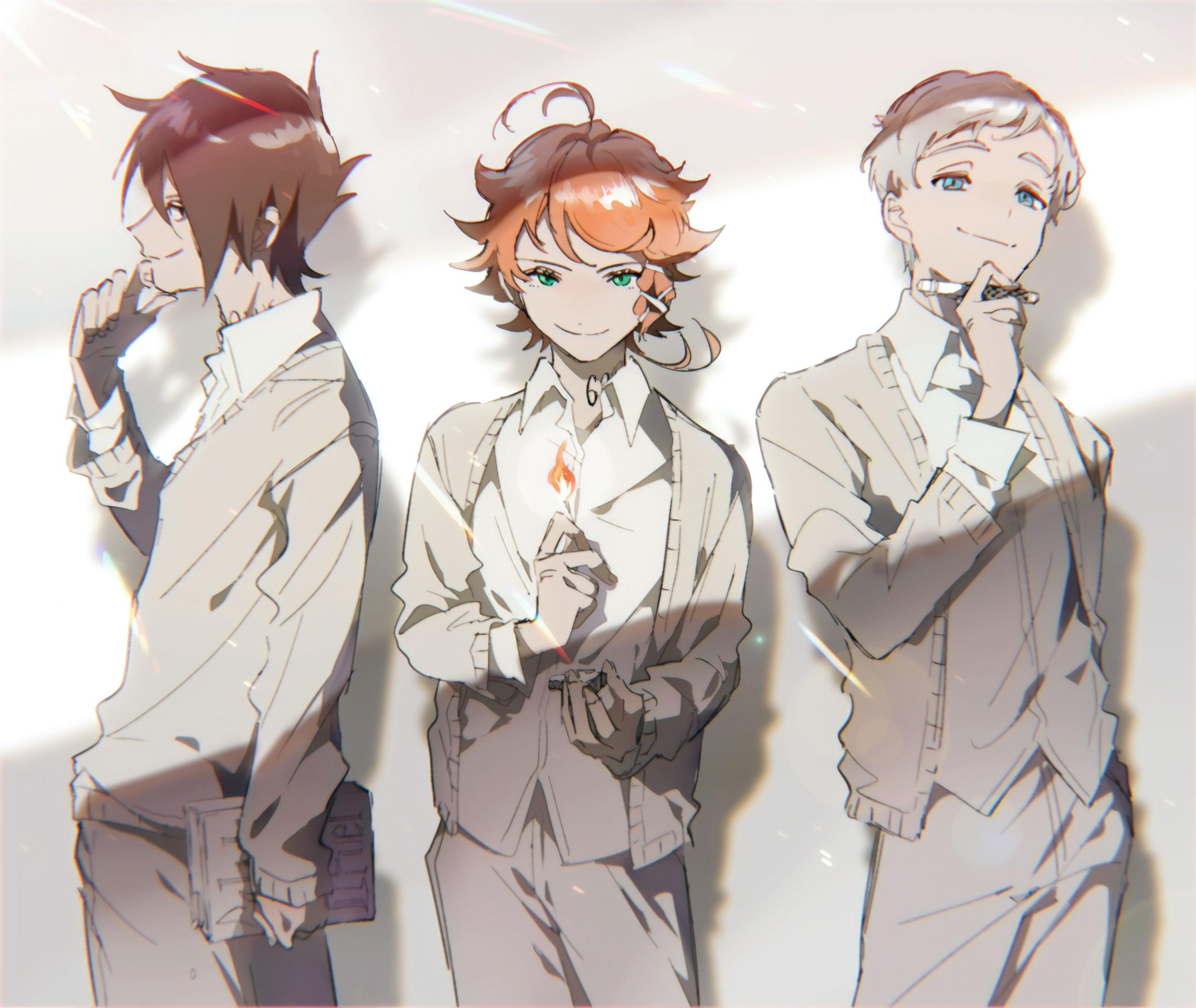 2821x2377 The promised neverland 1080P, 2k, 4k Full HD Wallpaper, Background Free Download