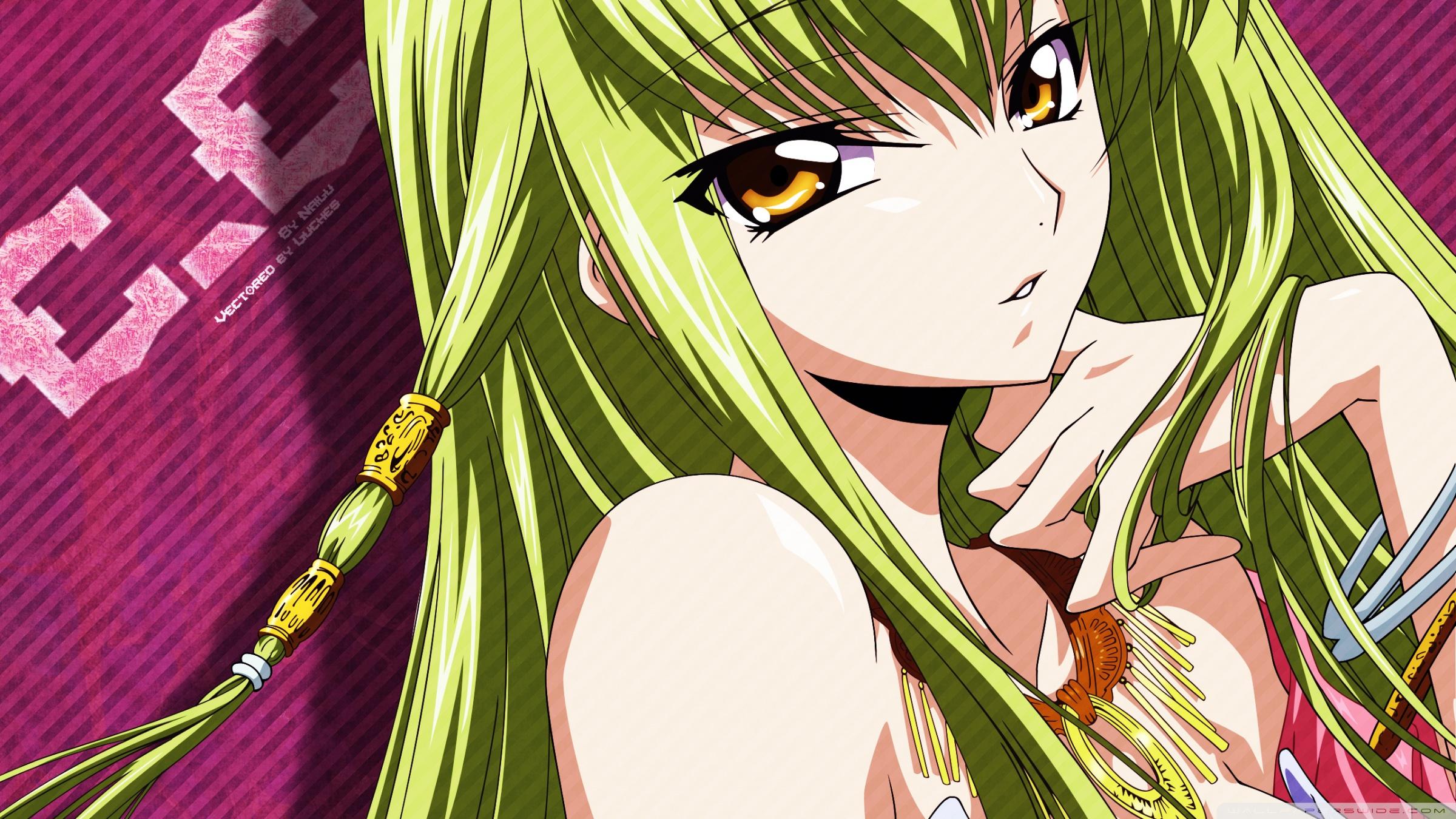 2400x1350 Anime Girl With Blonde Hair Ultra HD Desktop Background Wallpaper for 4K UHD TV : Tablet