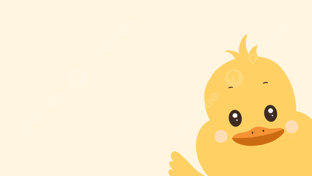 1200x675 Duck Yellow Cute Cartoon Korean Wallpaper Background, Duck, Cartoon, Cute Background Image And Wallpaper for Free Download