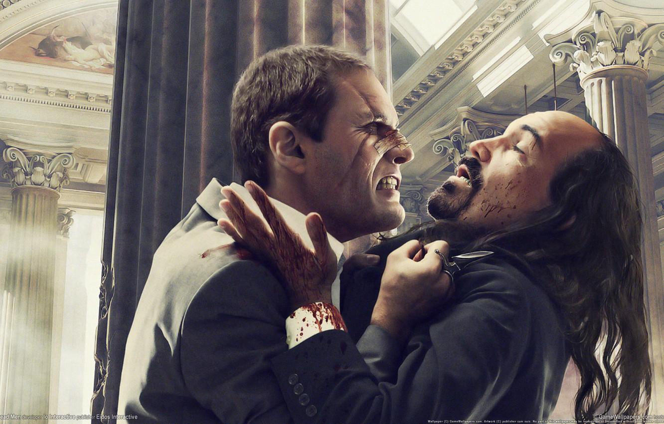 1332x850 Wallpaper Blood, Fight, Men, Dead Men, Kane & Lynch, Kane and Lynch, Suicide image for desktop, section игры